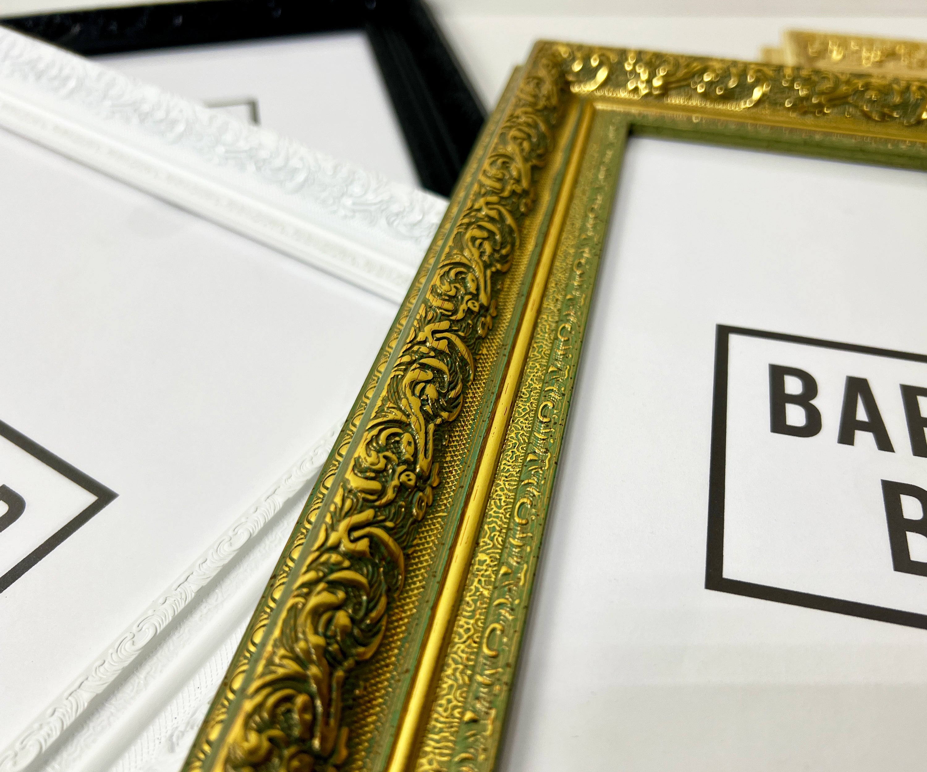 Wide Ornate Vintage Picture Frames