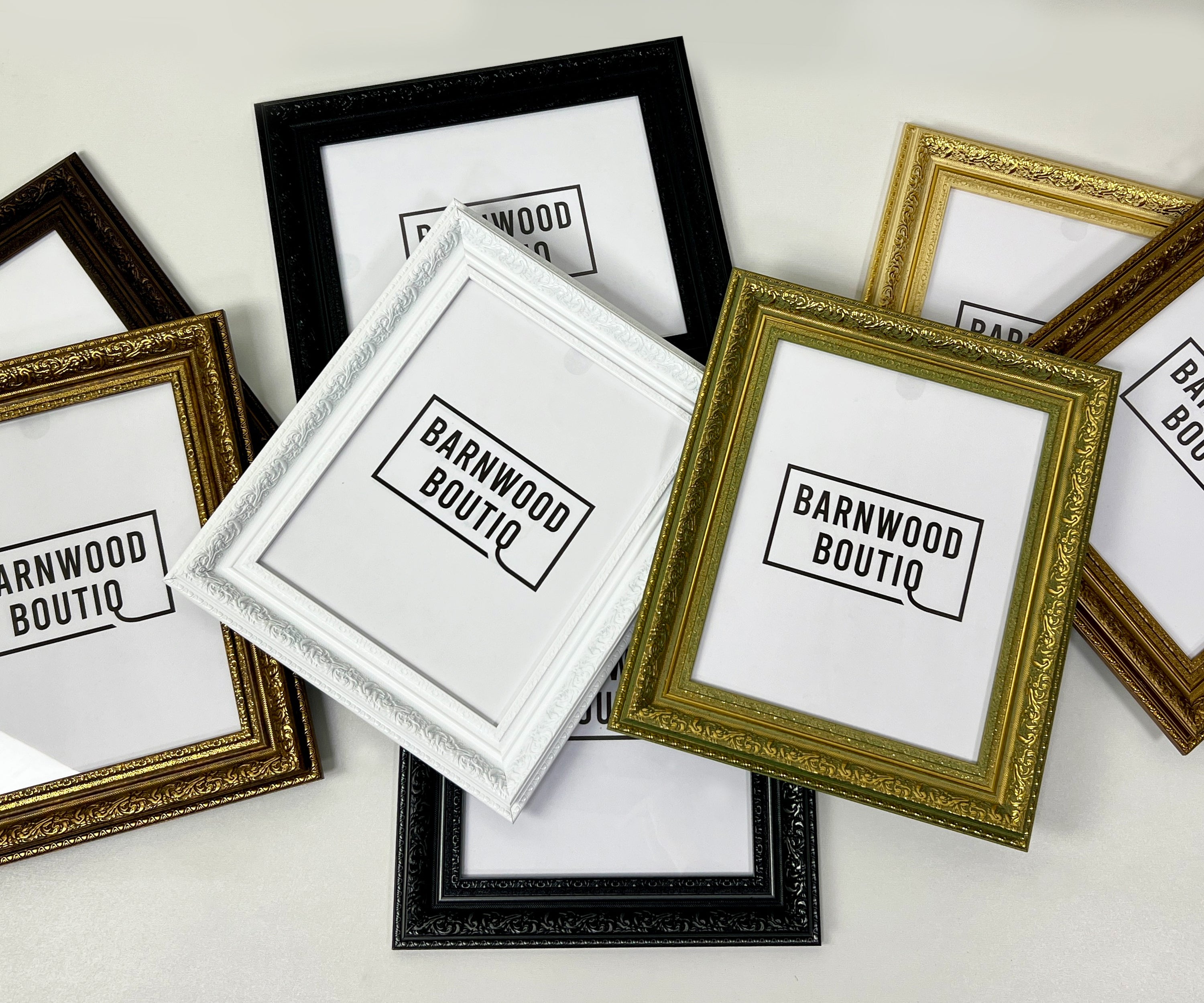 Wide Ornate Vintage Picture Frames