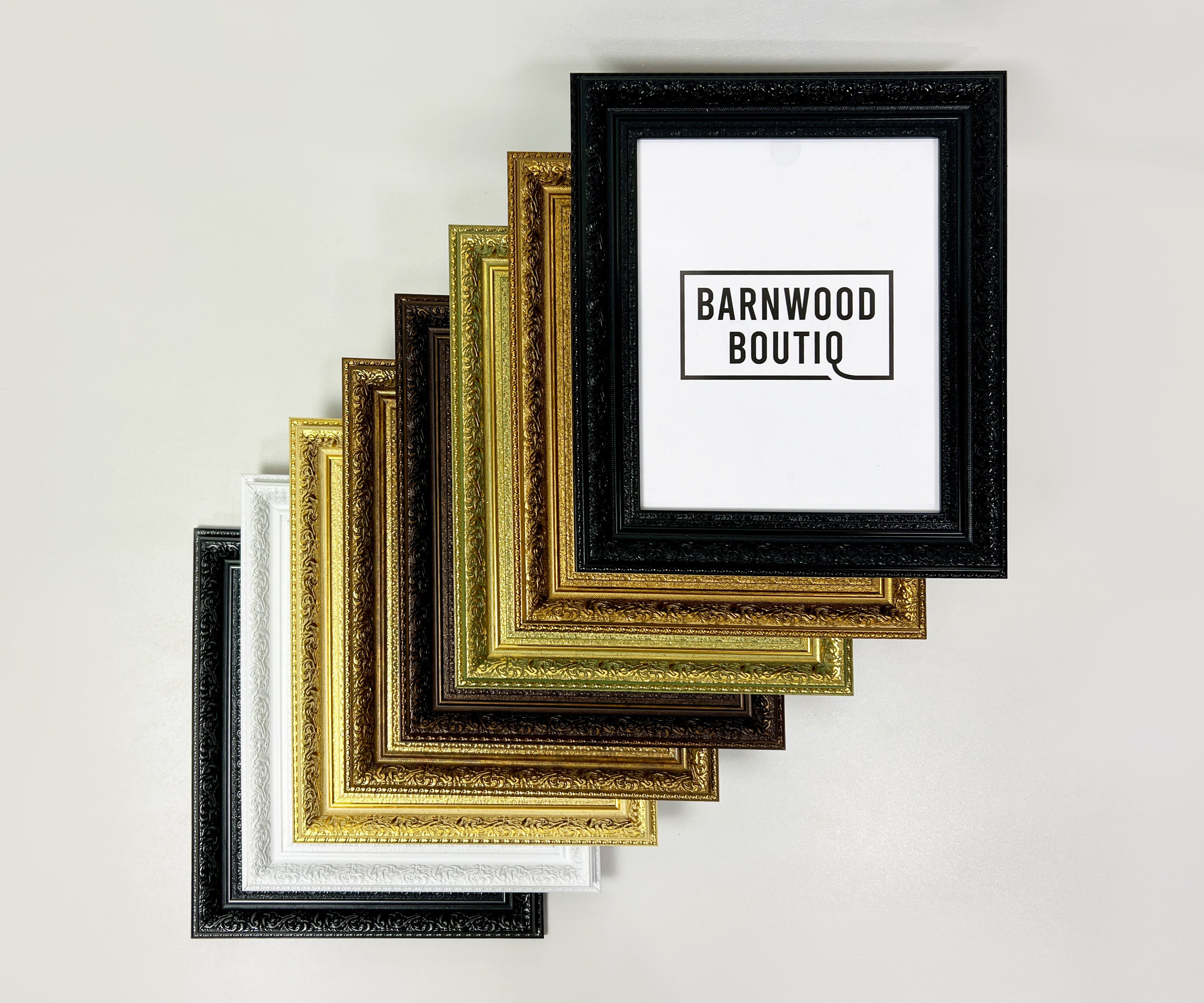 Wide Ornate Vintage Picture Frames