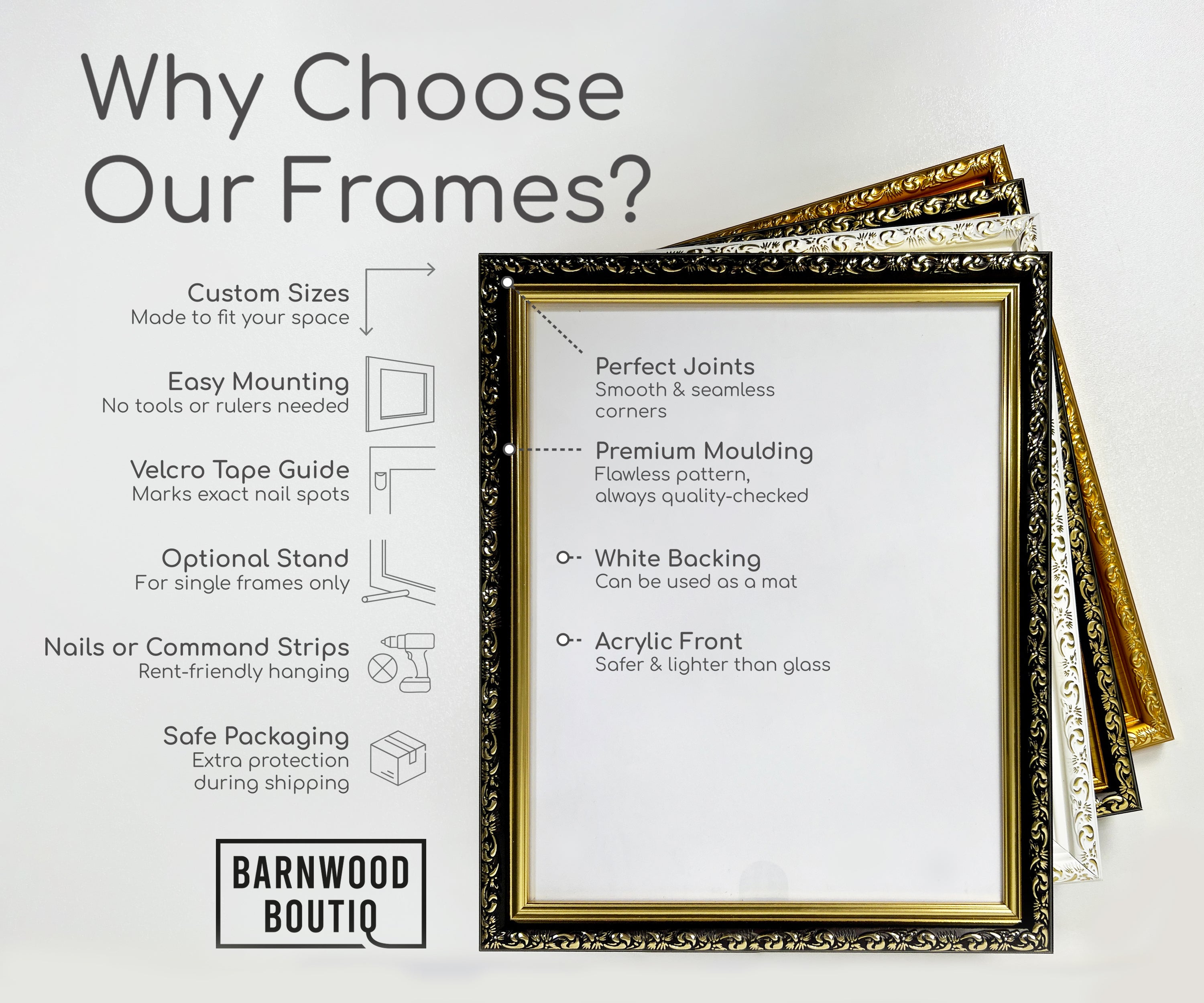 Vintage Ornate Picture Frames