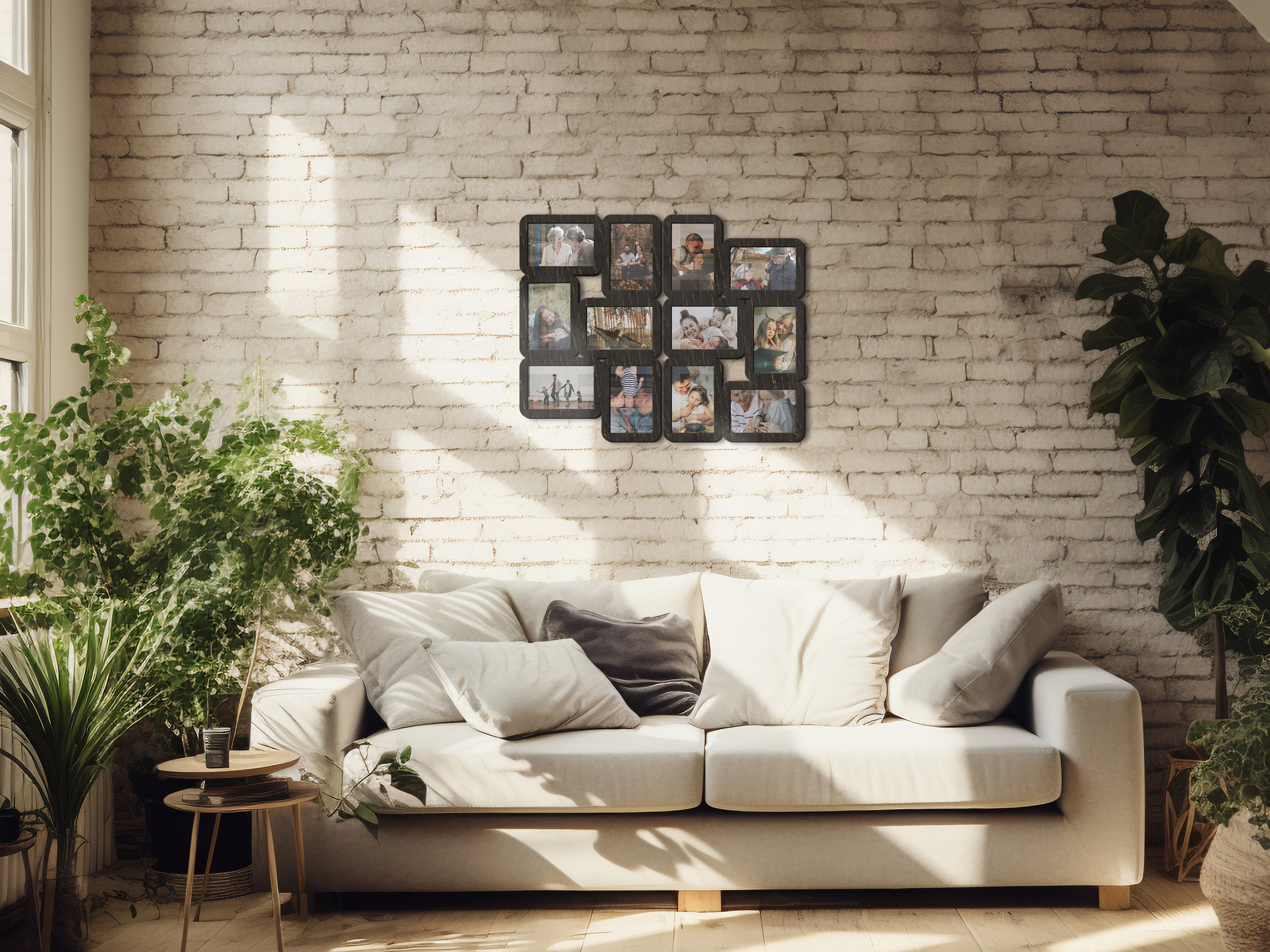 30 Piece Picture Frame Collage | Large wall photo gallery | Family photo frame