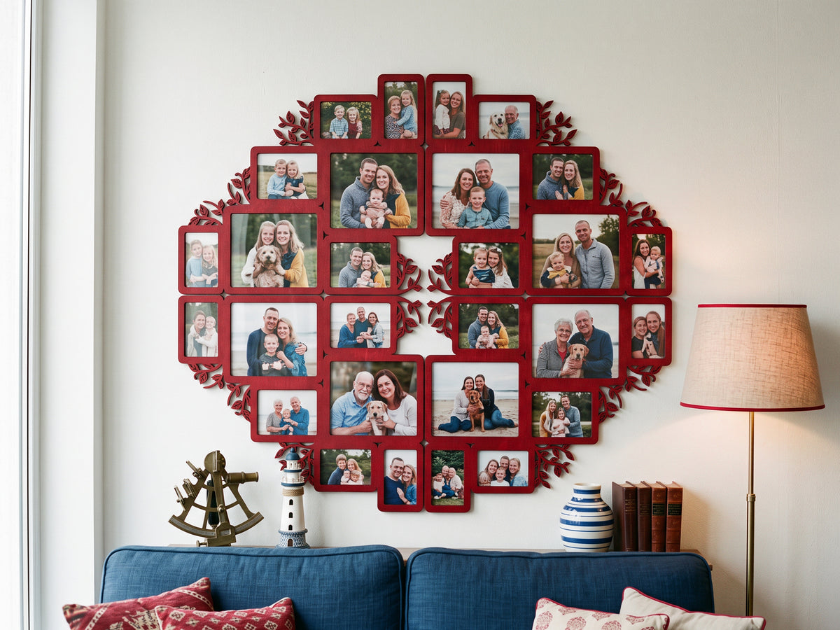 Large Photo Collage for Family Memories and Wall Decor