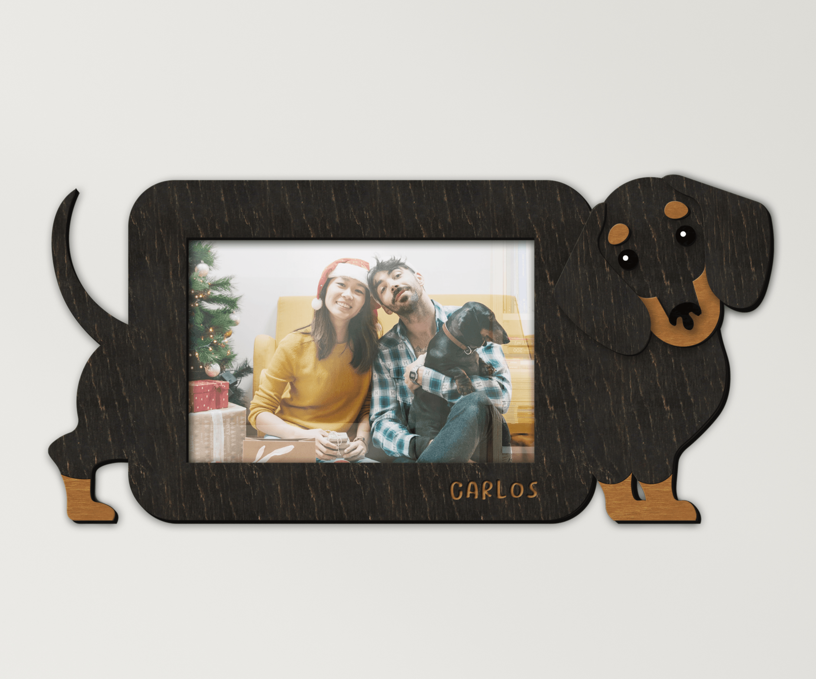 Custom Dachshund frame Unique present for Pet lovers Personalized home decor for dog parents Pet-themed decor for living room, nursery