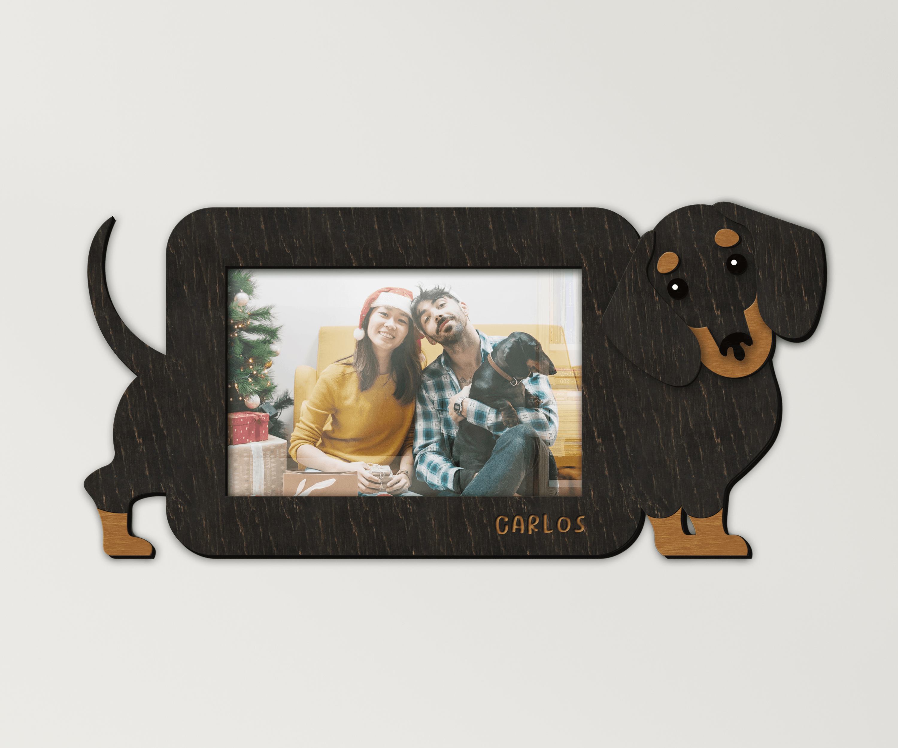 Custom Dachshund frame Unique present for Pet lovers Personalized home decor for dog parents Pet-themed decor for living room, nursery