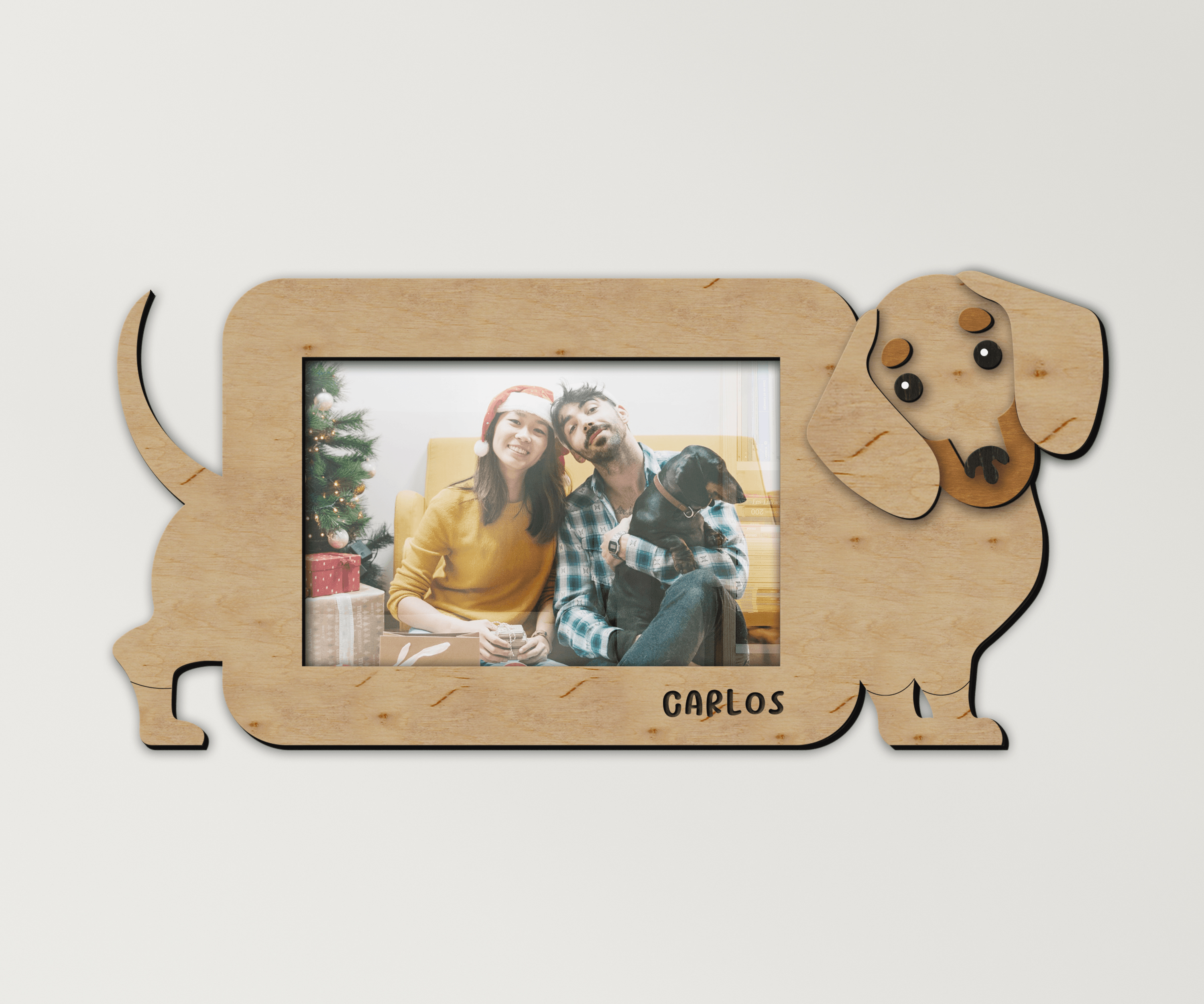 Custom Dachshund frame Unique present for Pet lovers Personalized home decor for dog parents Pet-themed decor for living room, nursery