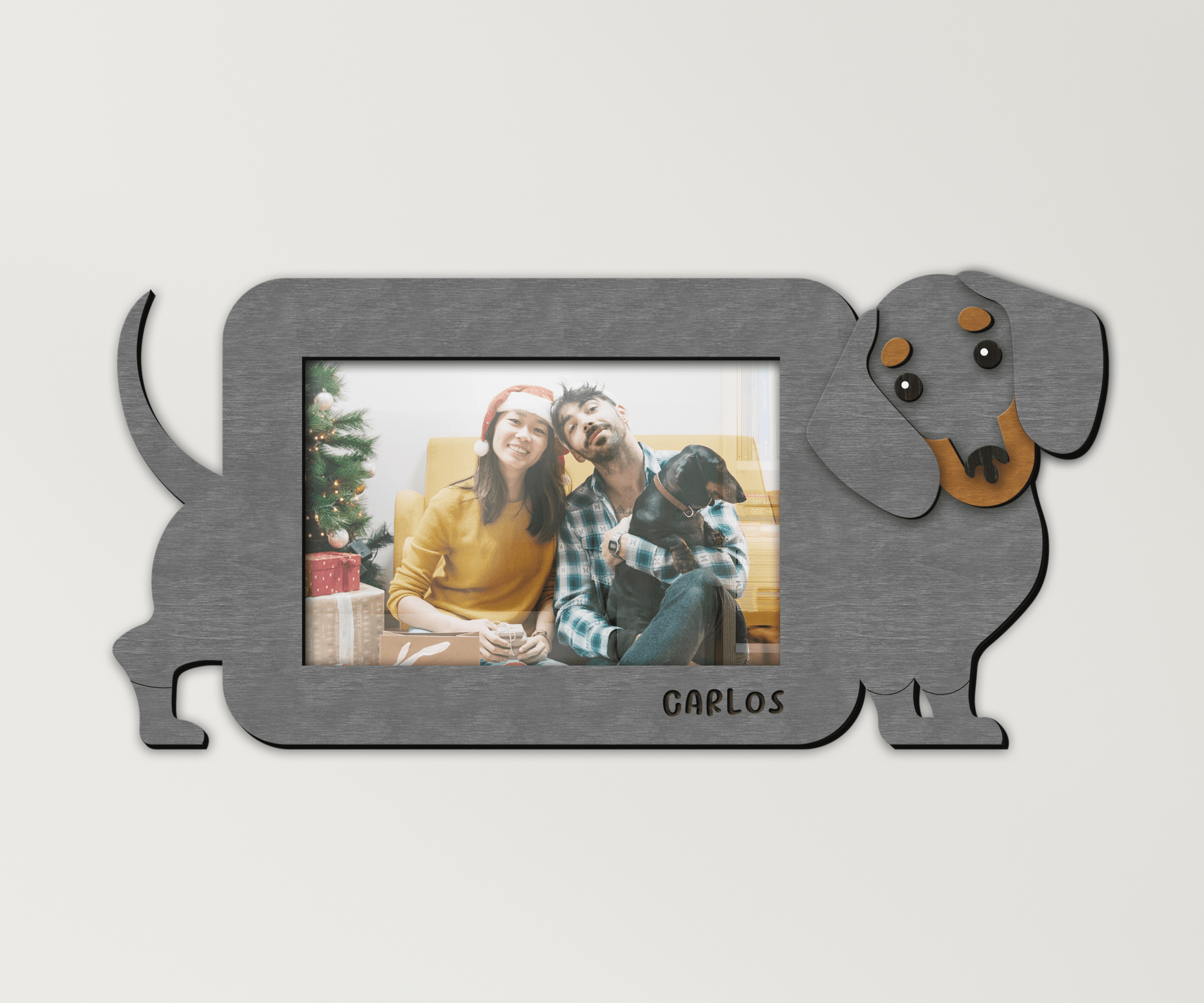 Custom Dachshund frame Unique present for Pet lovers Personalized home decor for dog parents Pet-themed decor for living room, nursery