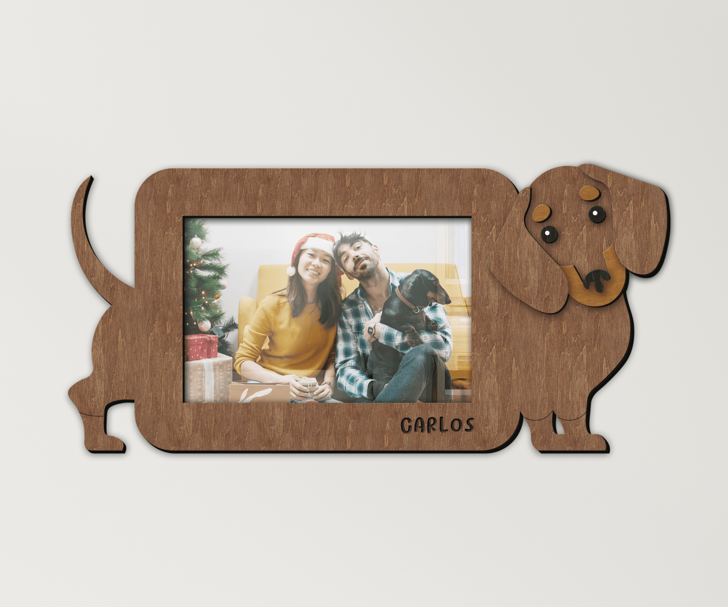 Custom Dachshund frame Unique present for Pet lovers Personalized home decor for dog parents Pet-themed decor for living room, nursery