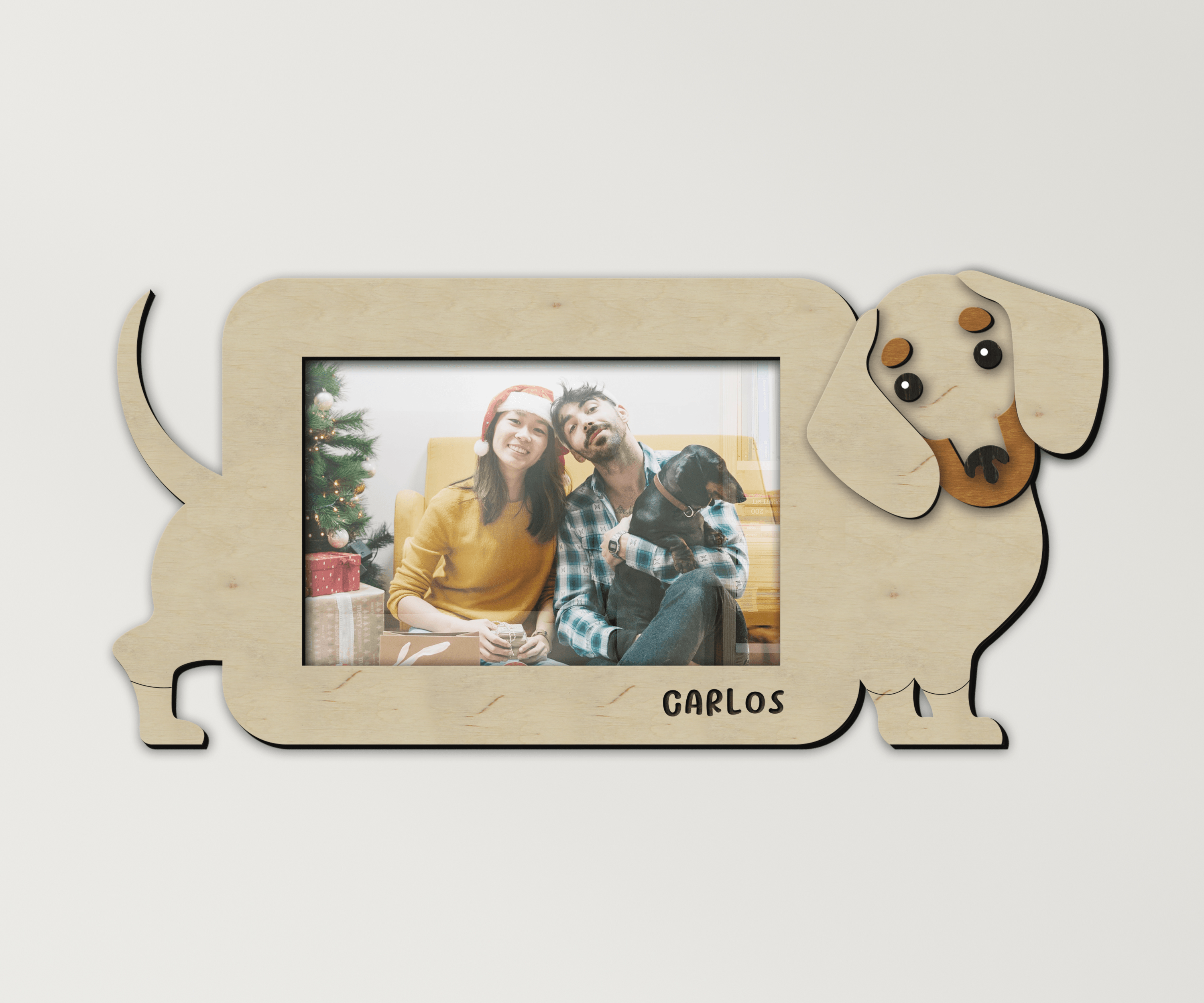 Custom Dachshund frame Unique present for Pet lovers Personalized home decor for dog parents Pet-themed decor for living room, nursery