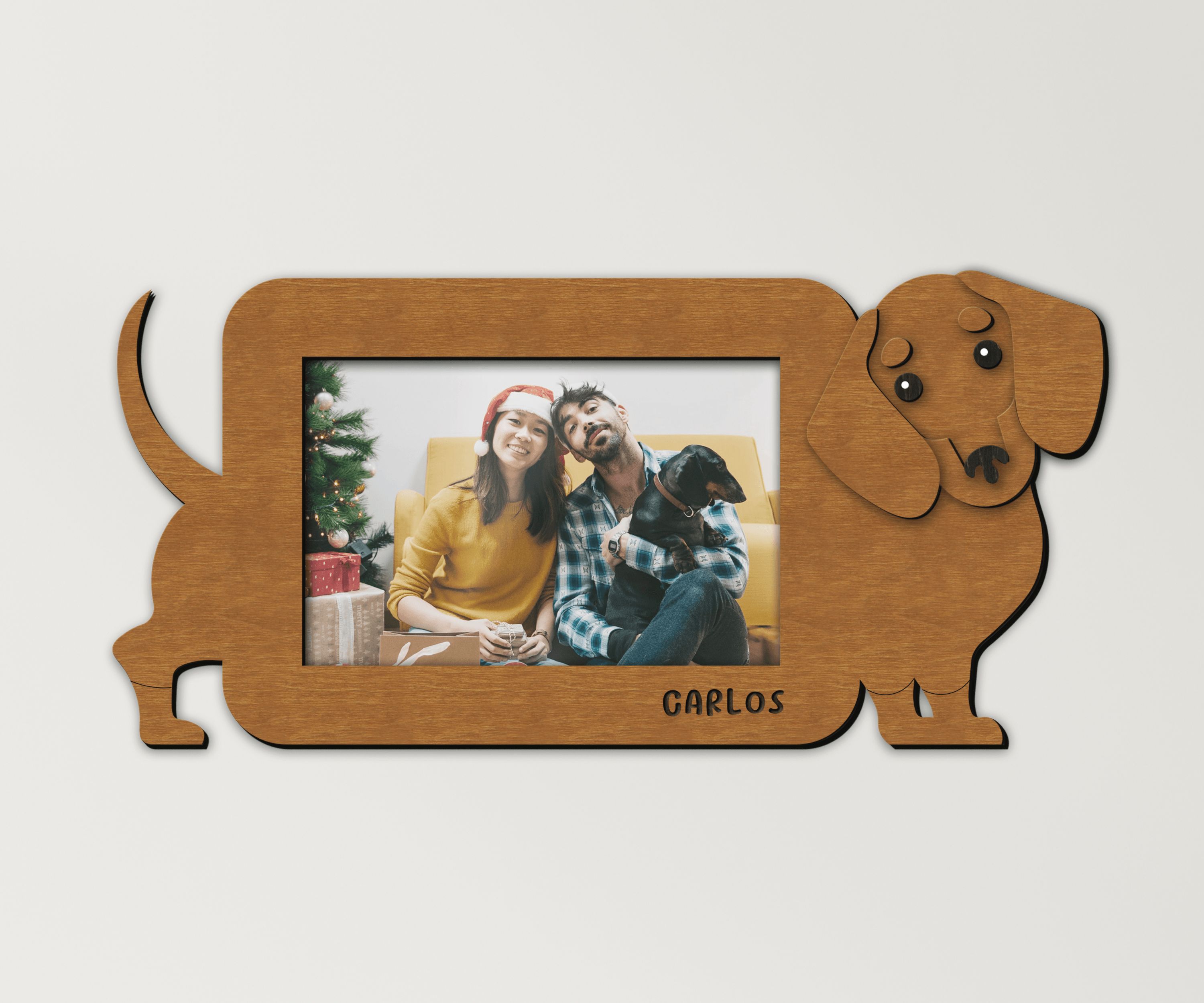 Custom Dachshund frame Unique present for Pet lovers Personalized home decor for dog parents Pet-themed decor for living room, nursery