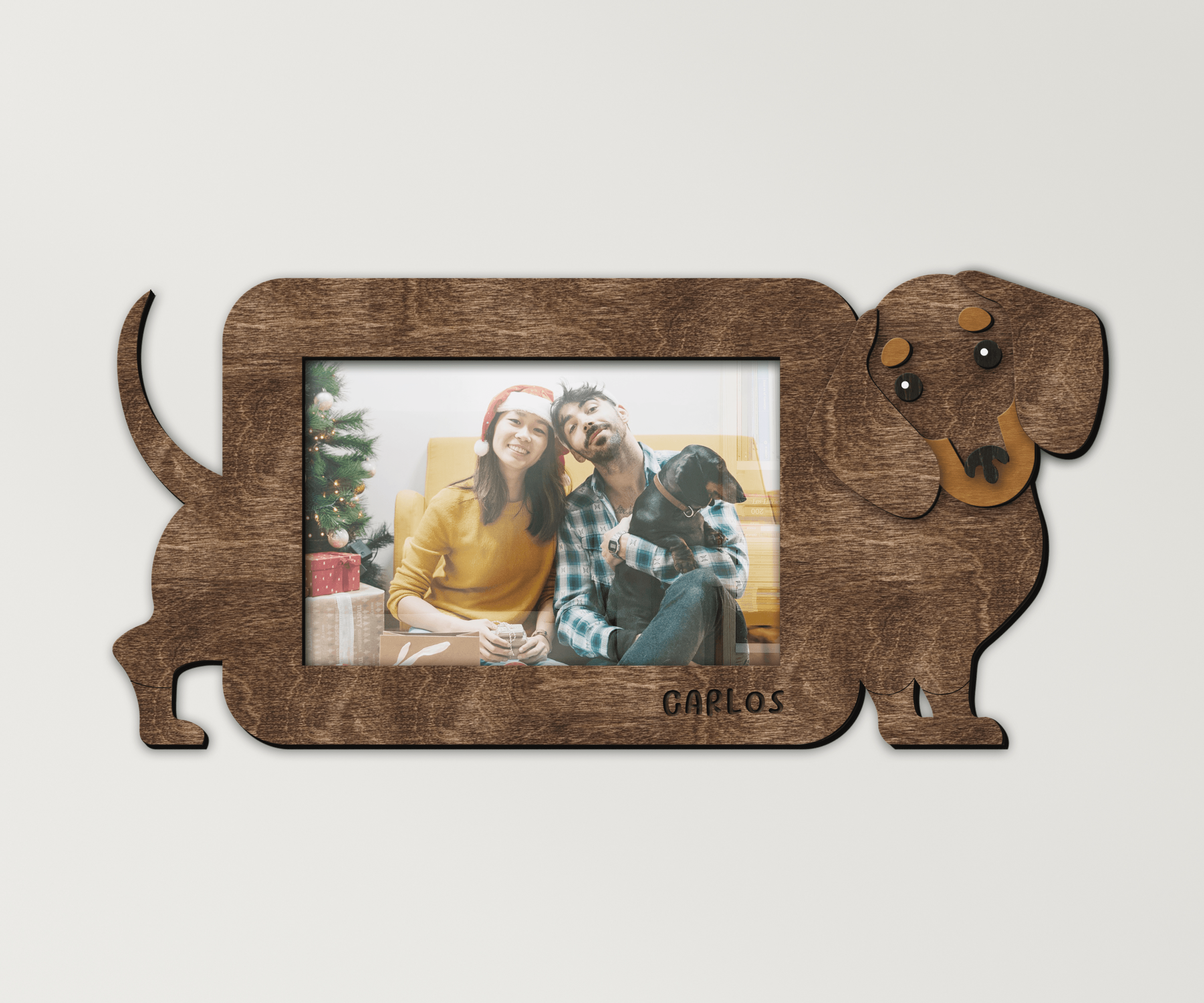 Custom Dachshund frame Unique present for Pet lovers Personalized home decor for dog parents Pet-themed decor for living room, nursery