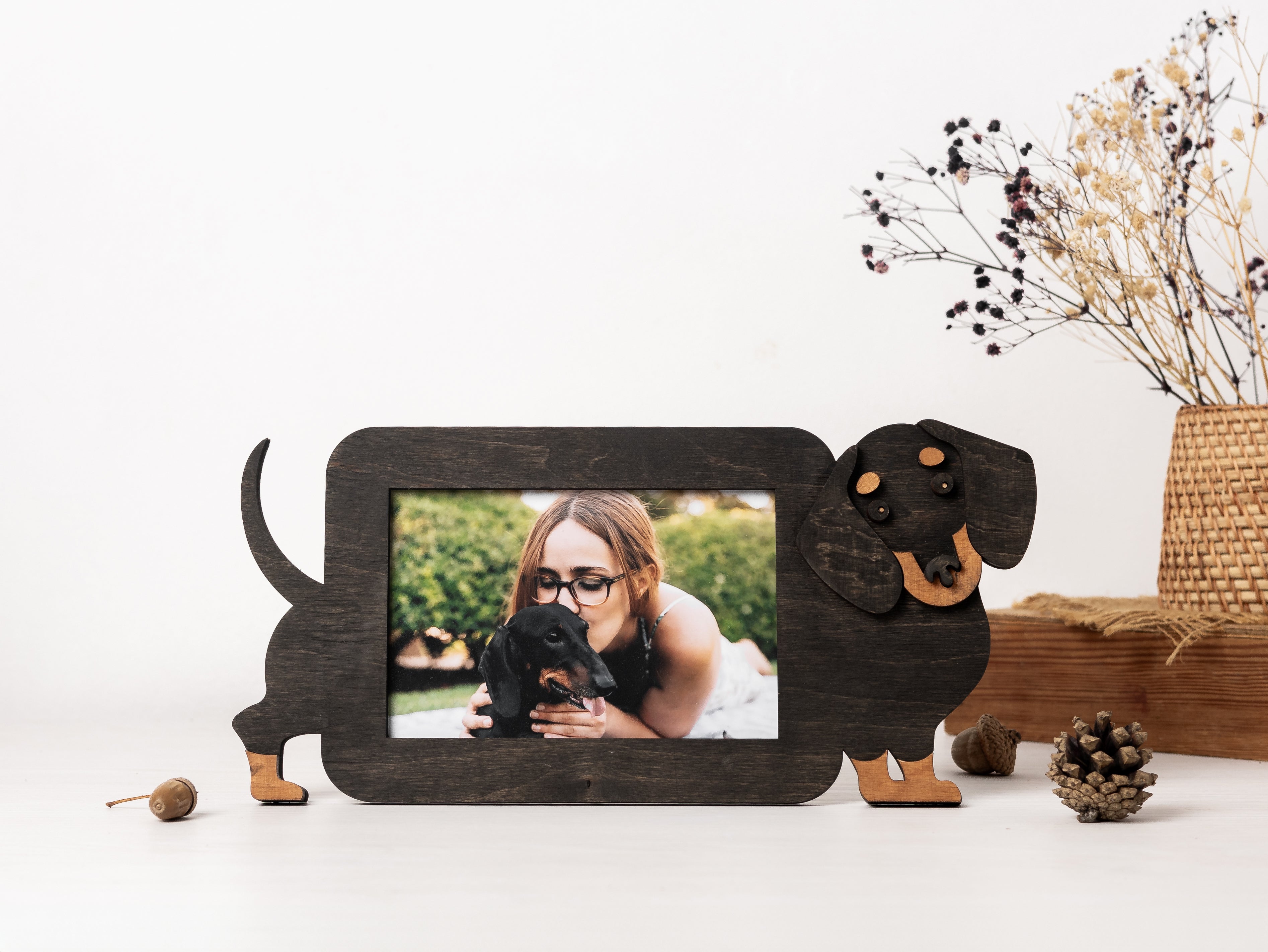 Personalisiertes Hunde-Erinnerungsgeschenk | Individueller Haustier-Fotorahmen