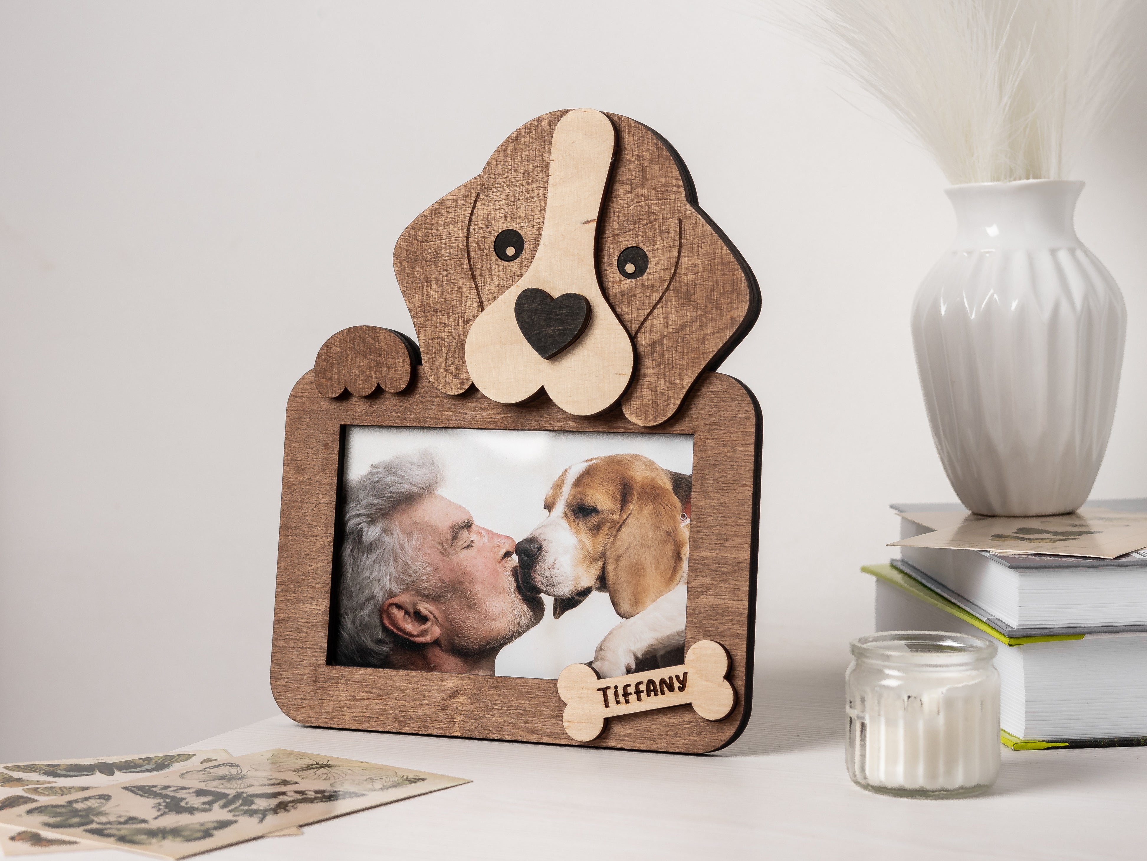 Regalo de Memorial Personalizado para Perros | Marco de Foto Personalizado para Mascotas