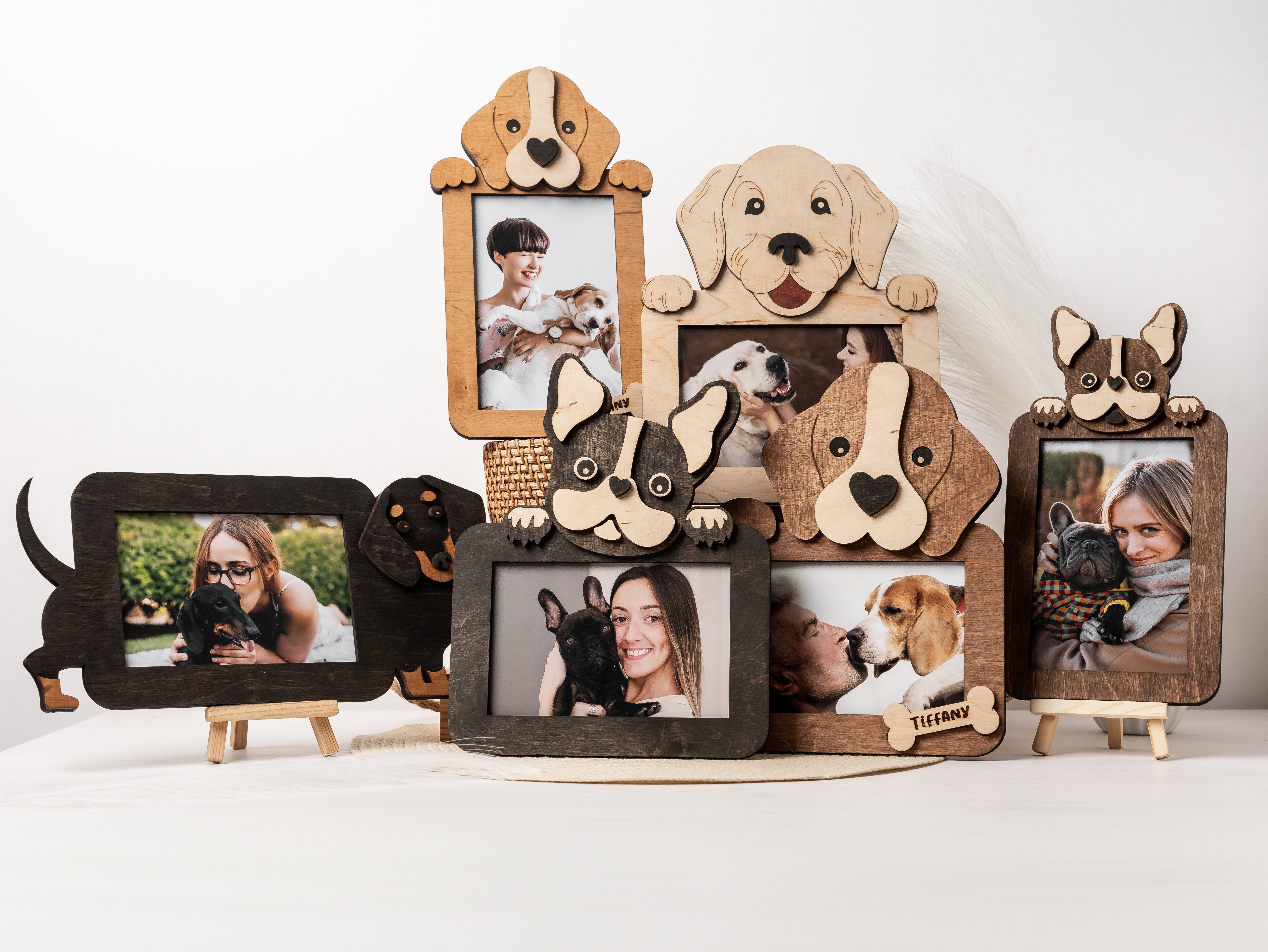 Personalisiertes Hunde-Erinnerungsgeschenk | Individueller Haustier-Fotorahmen