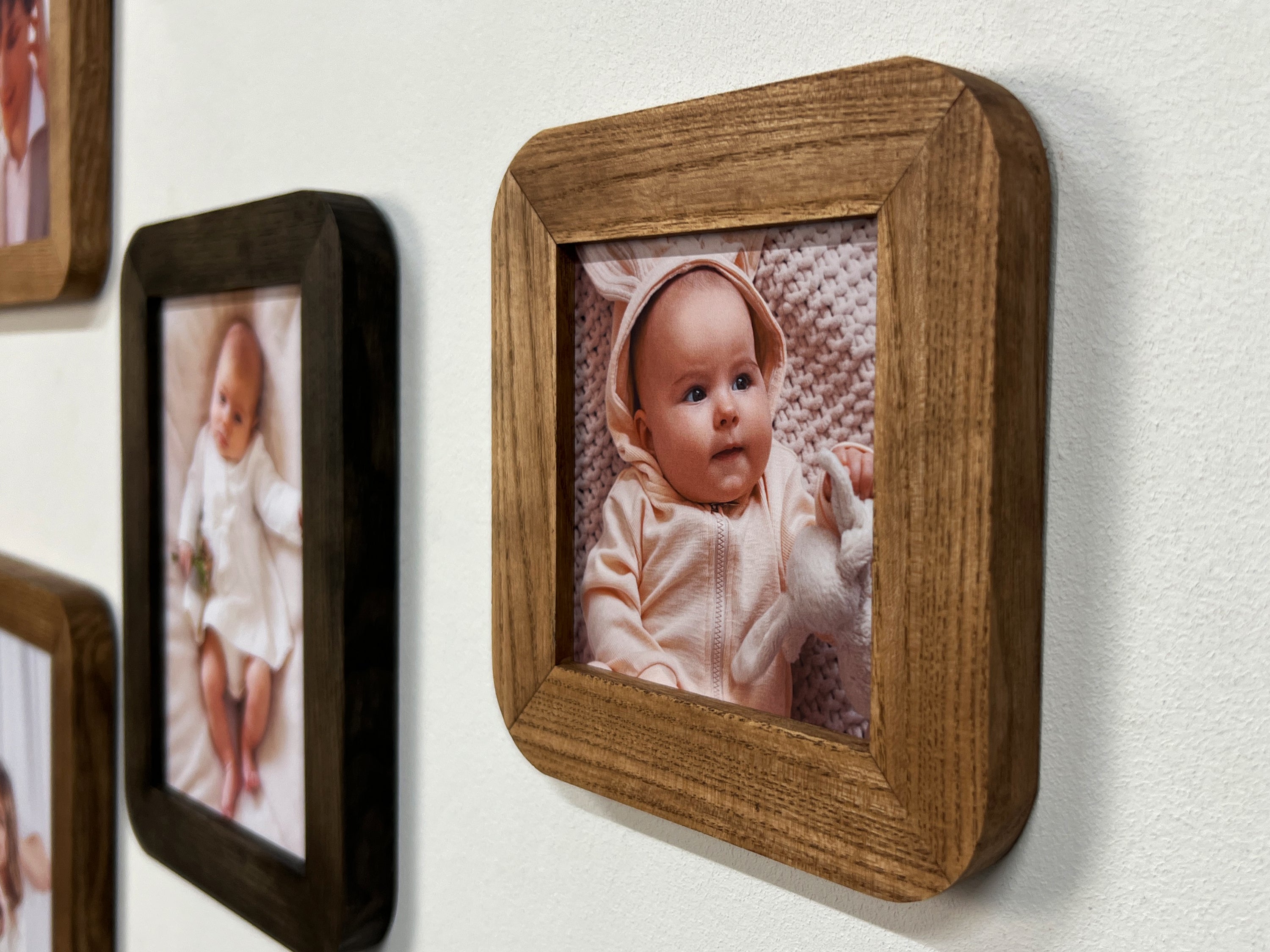 Heart Shaped Photo Collage | Love Story Picture Frame Set