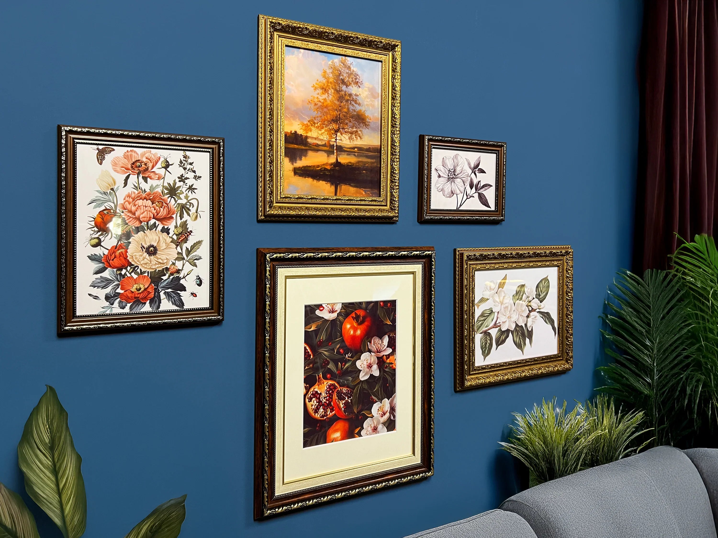 Majesty Vintage Small Set - Gallery Wall Frames