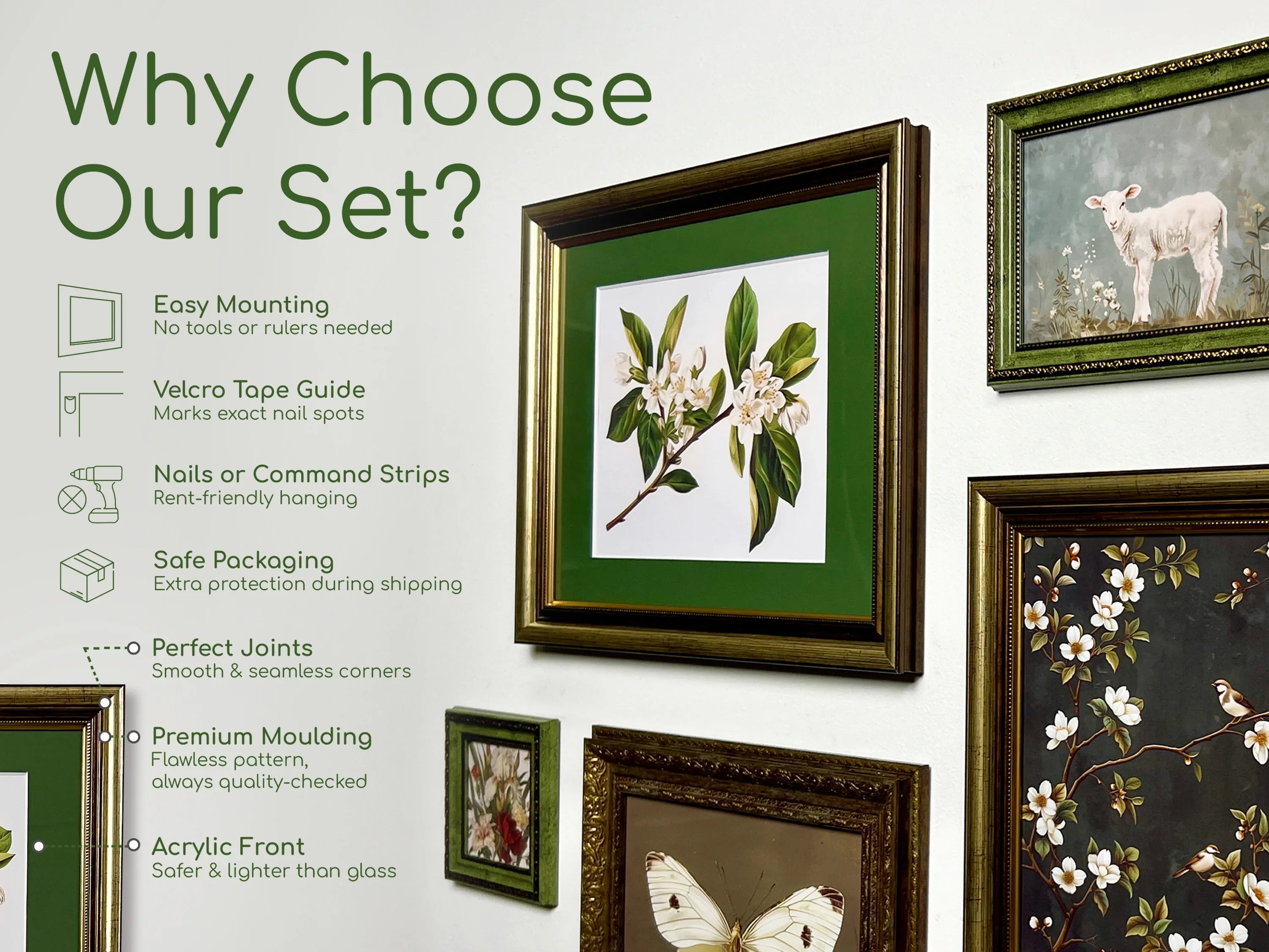 Regalia Vintage Small Set - Gallery Wall Frames
