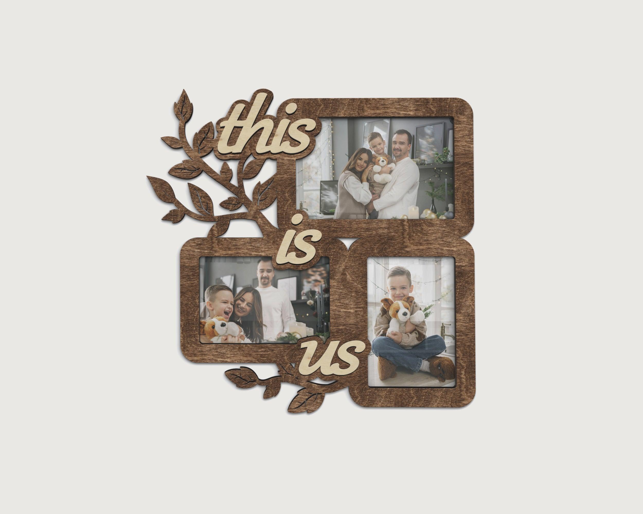 Small Family Tree | Picture Frame Collage | This is us sign | Multi photo frame - The Frame Depot