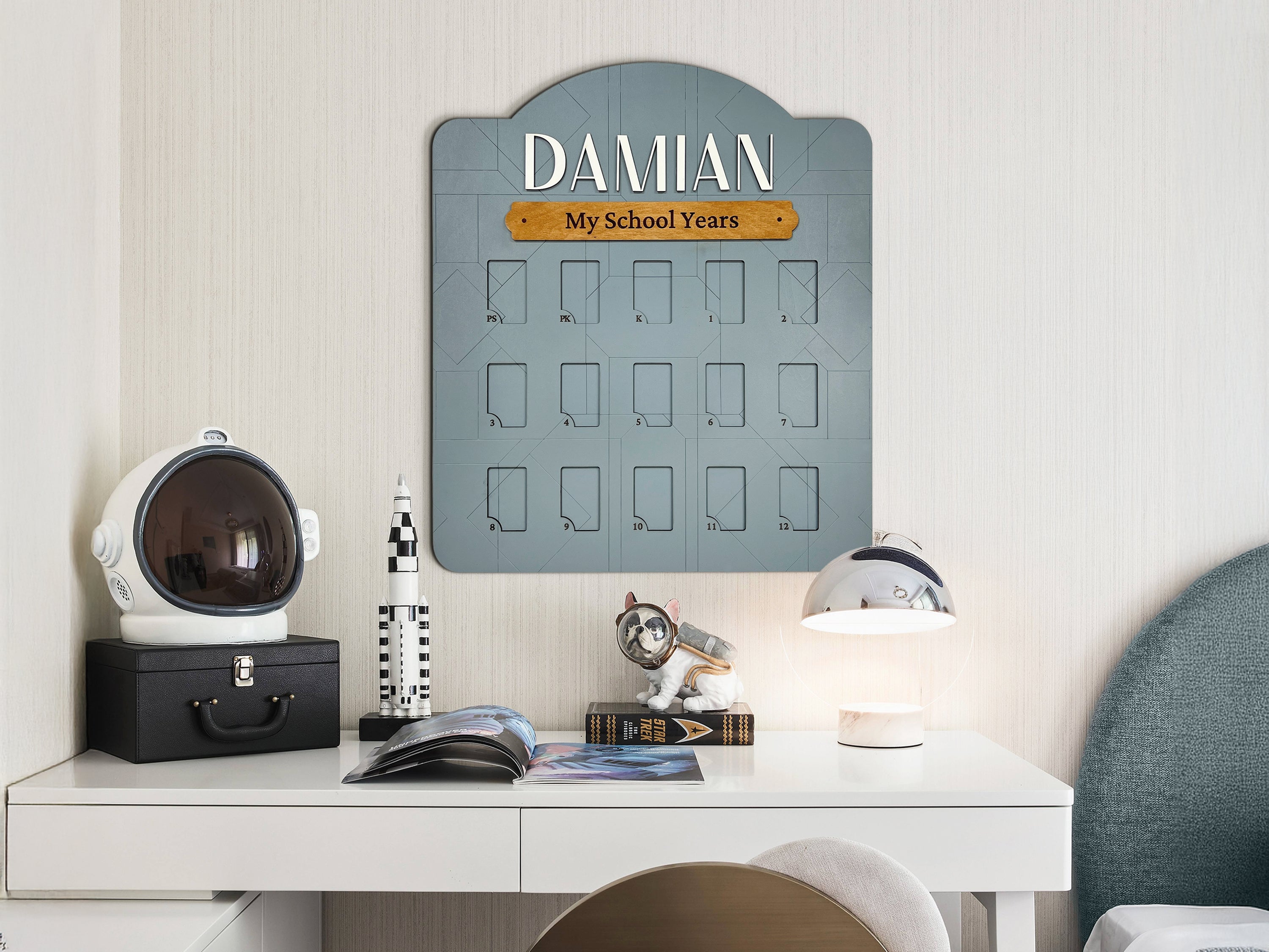 School Years Photo Frame - Graduation Frame PK-12 K-12 PS+PK-12