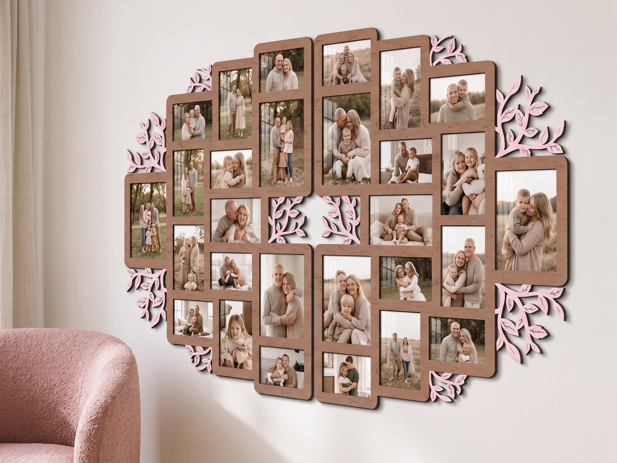 Botanical Gallery Wall Frames for Family Photos