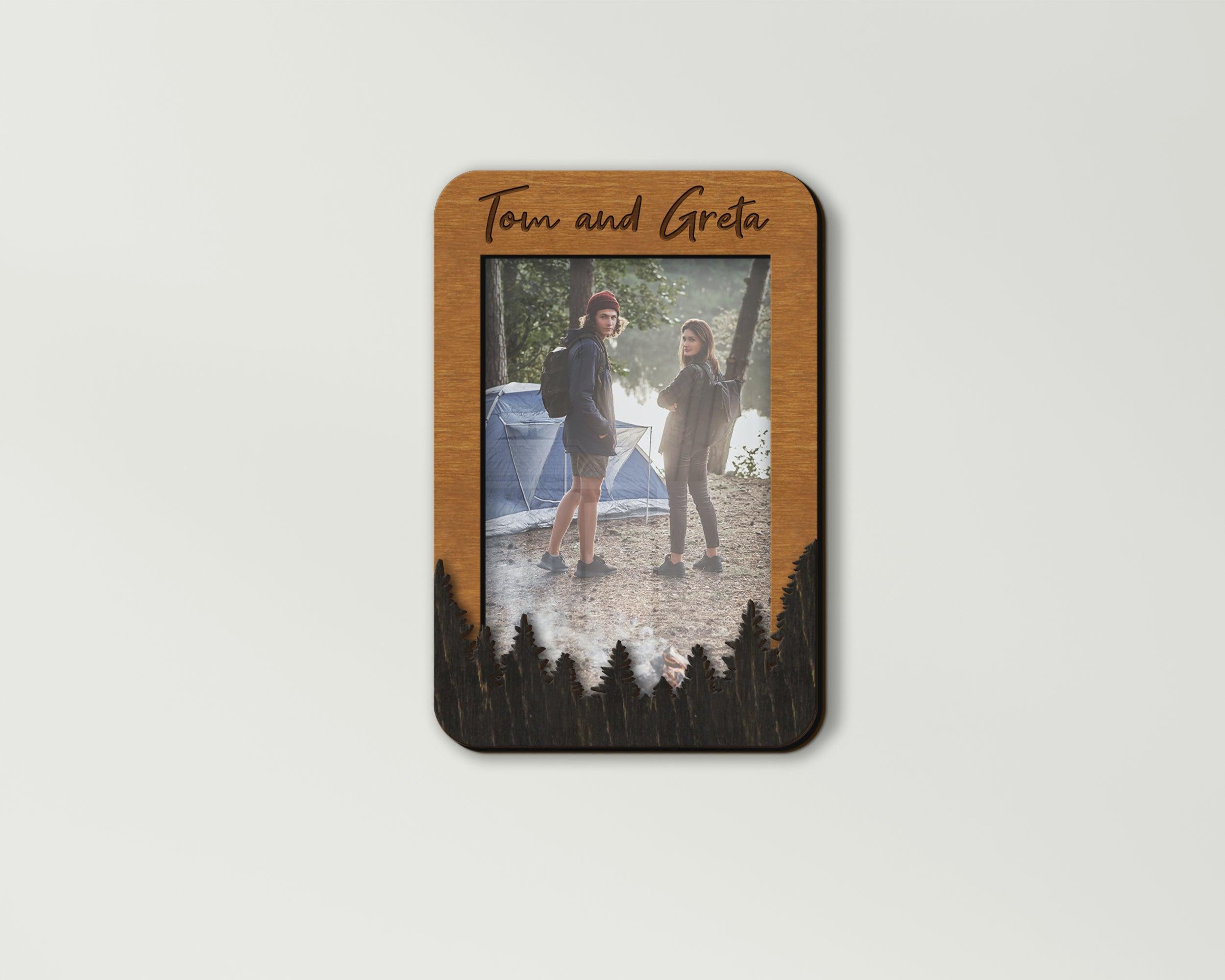 Forest Photo Frame | Personalized Picture Frame | Nature Frame for Hiking - The Frame Depot