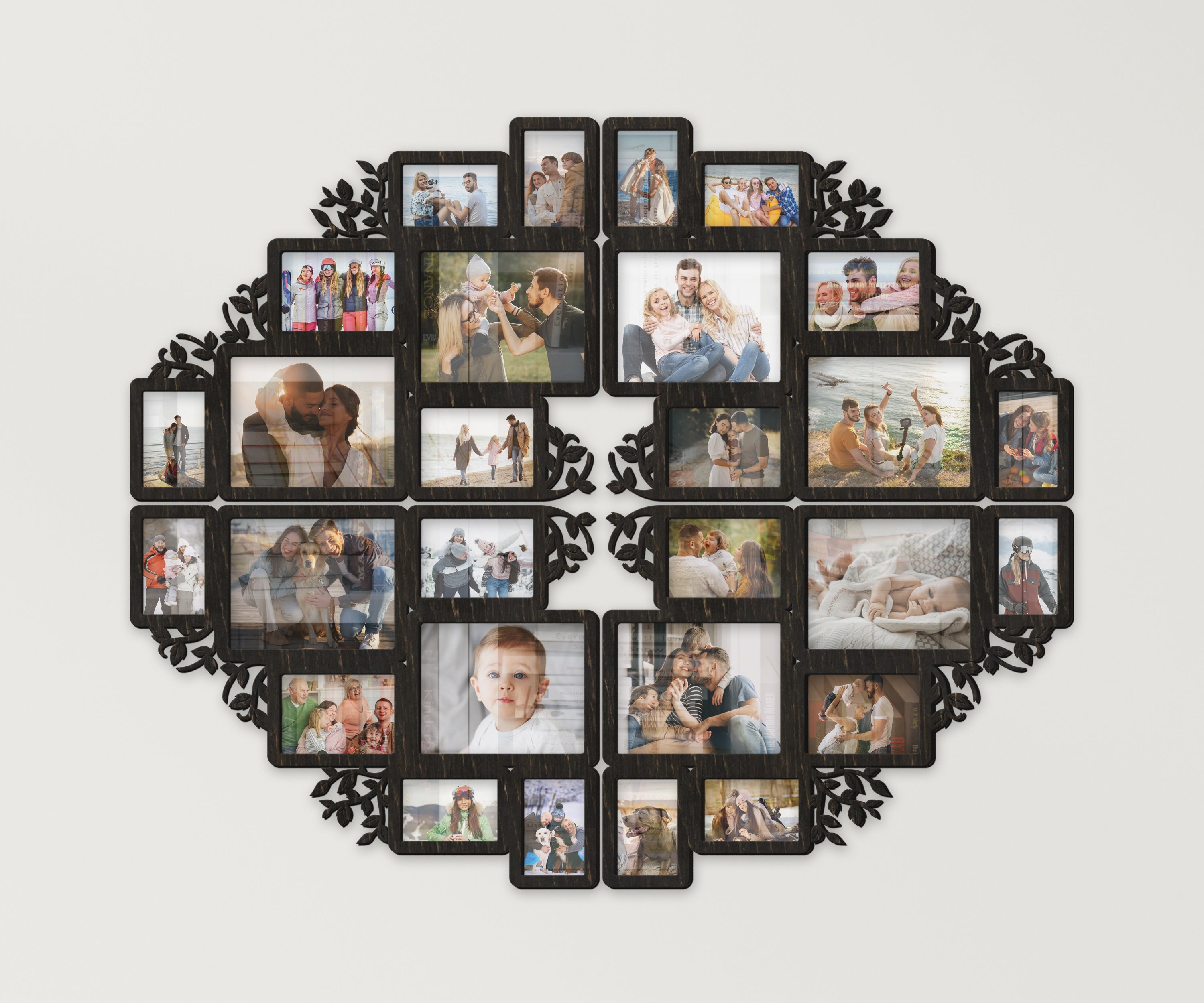 Large Split Picture Collage | Family Gallery Wall Art | Custom Photo Frame