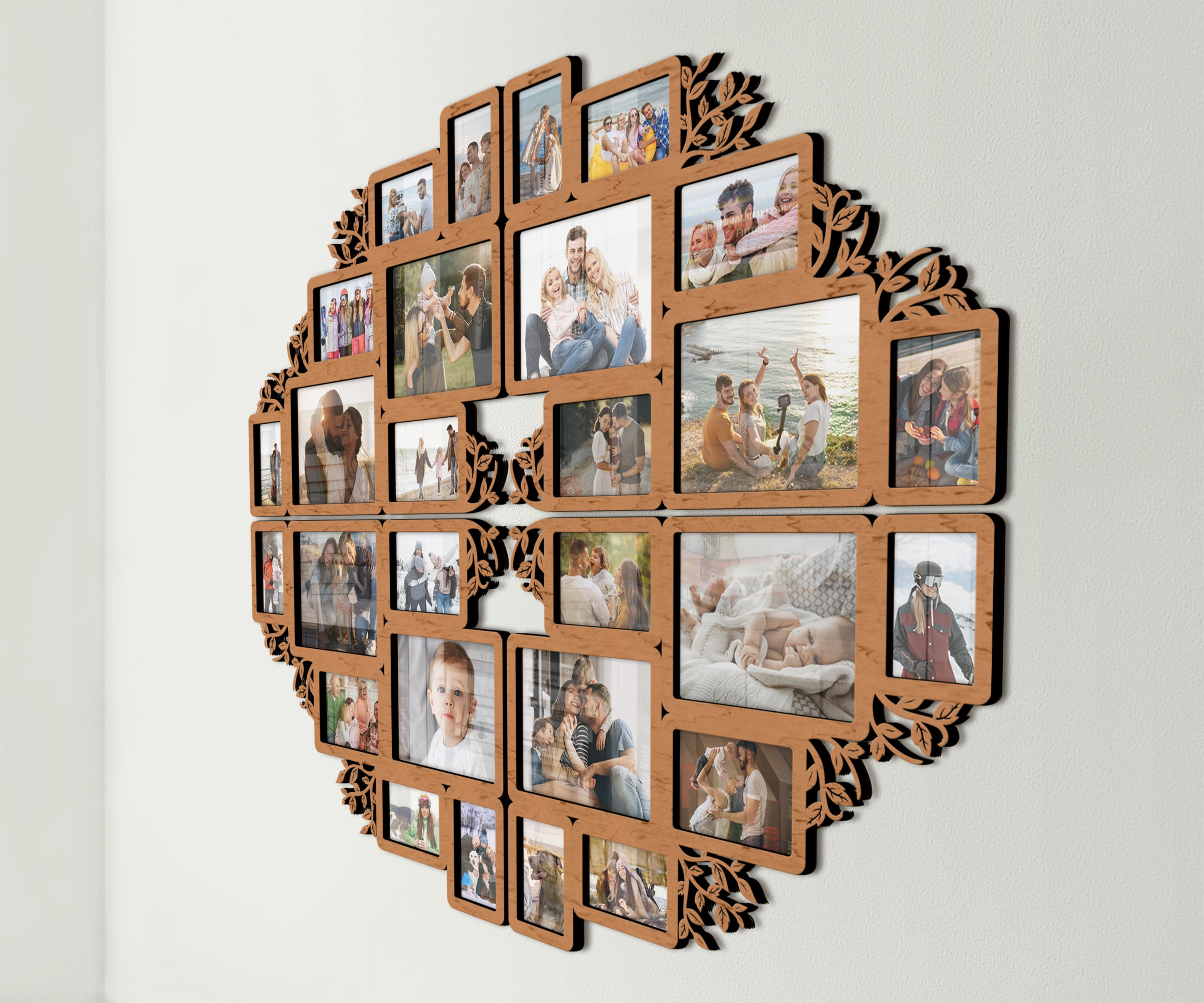 Large Split Picture Collage | Family Gallery Wall Art | Custom Photo Frame