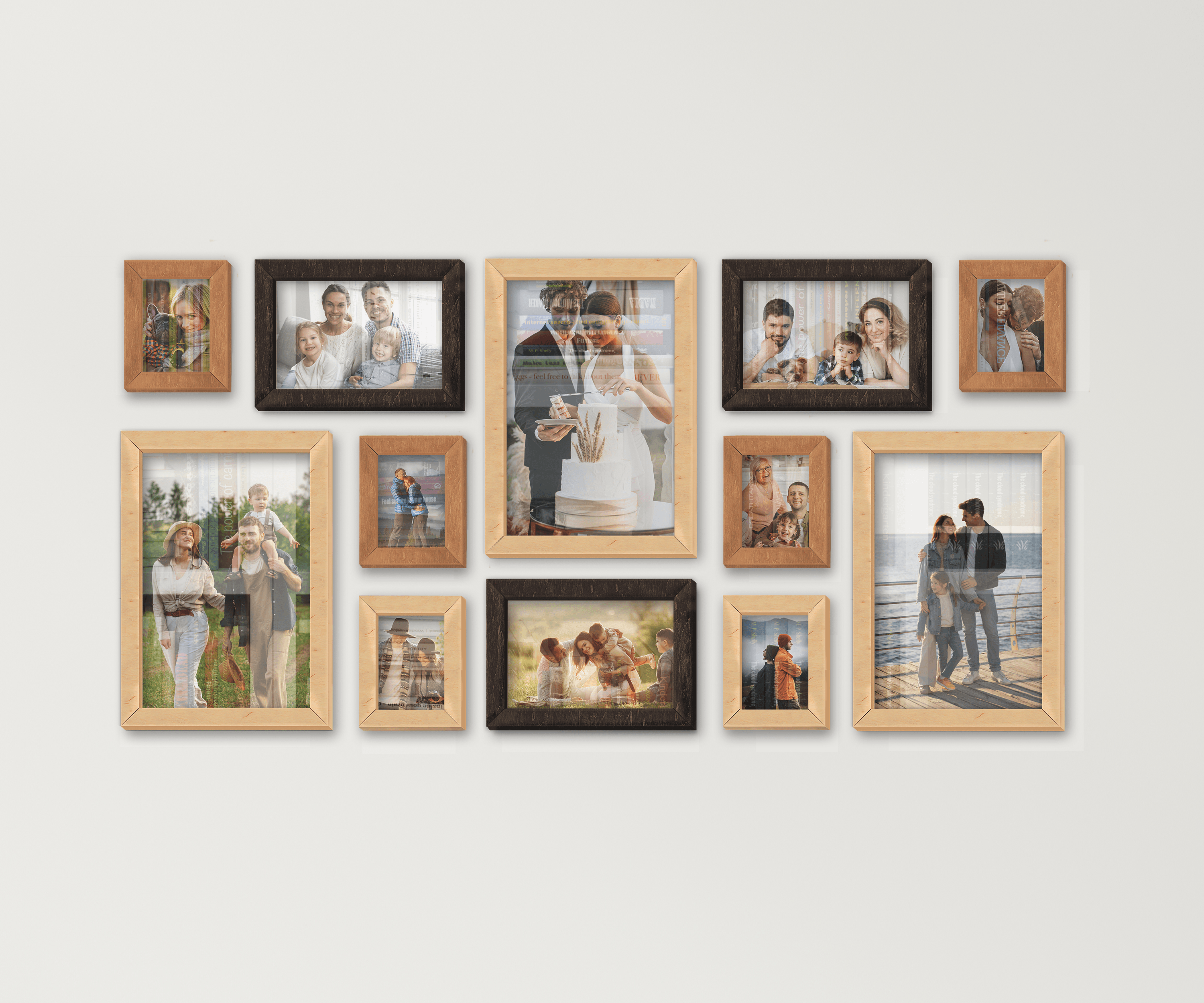 Custom Photo Frame Collage | Picture frame set | Gallery wall - The Frame Depot