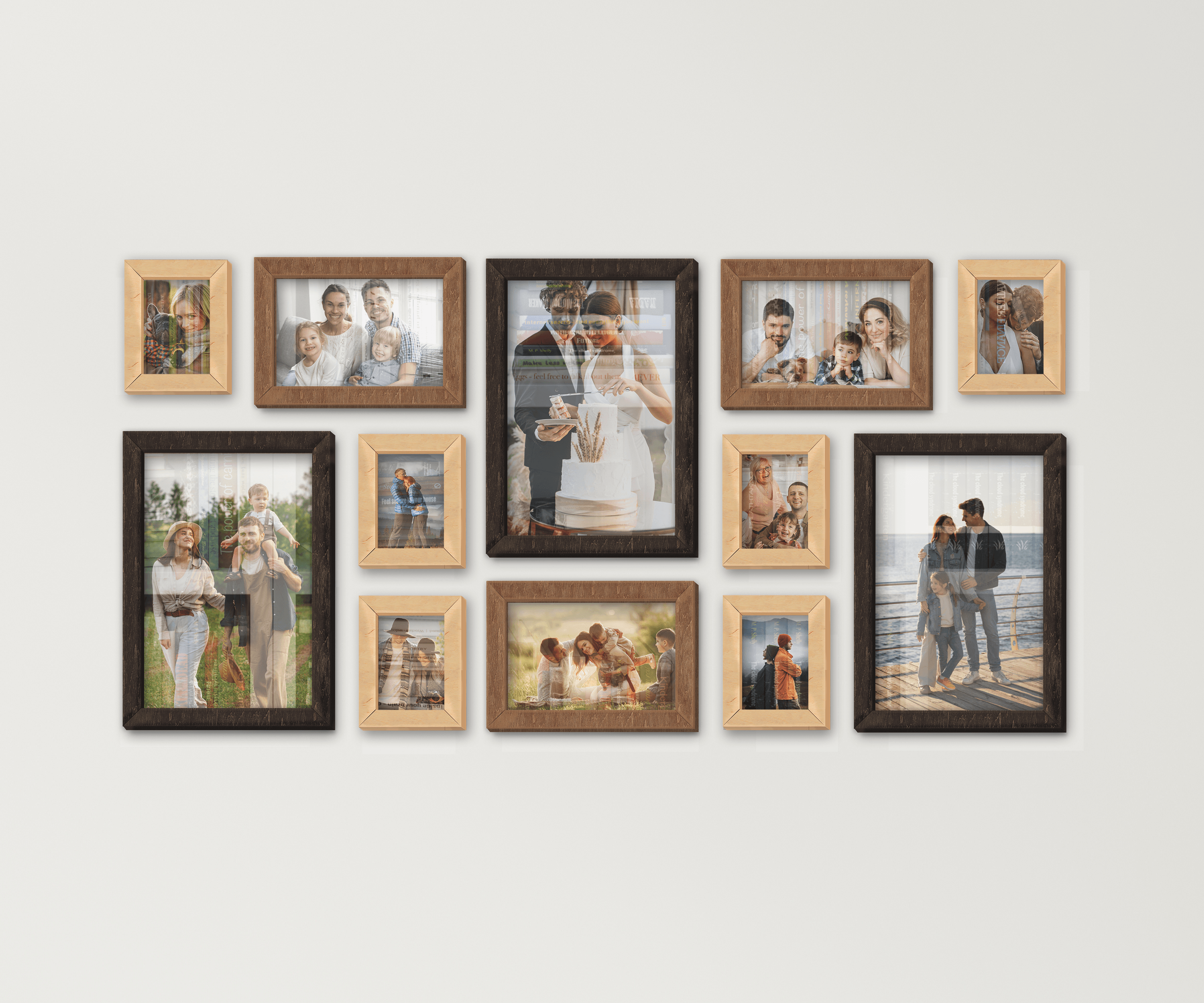 Custom Photo Frame Collage | Picture frame set | Gallery wall - The Frame Depot