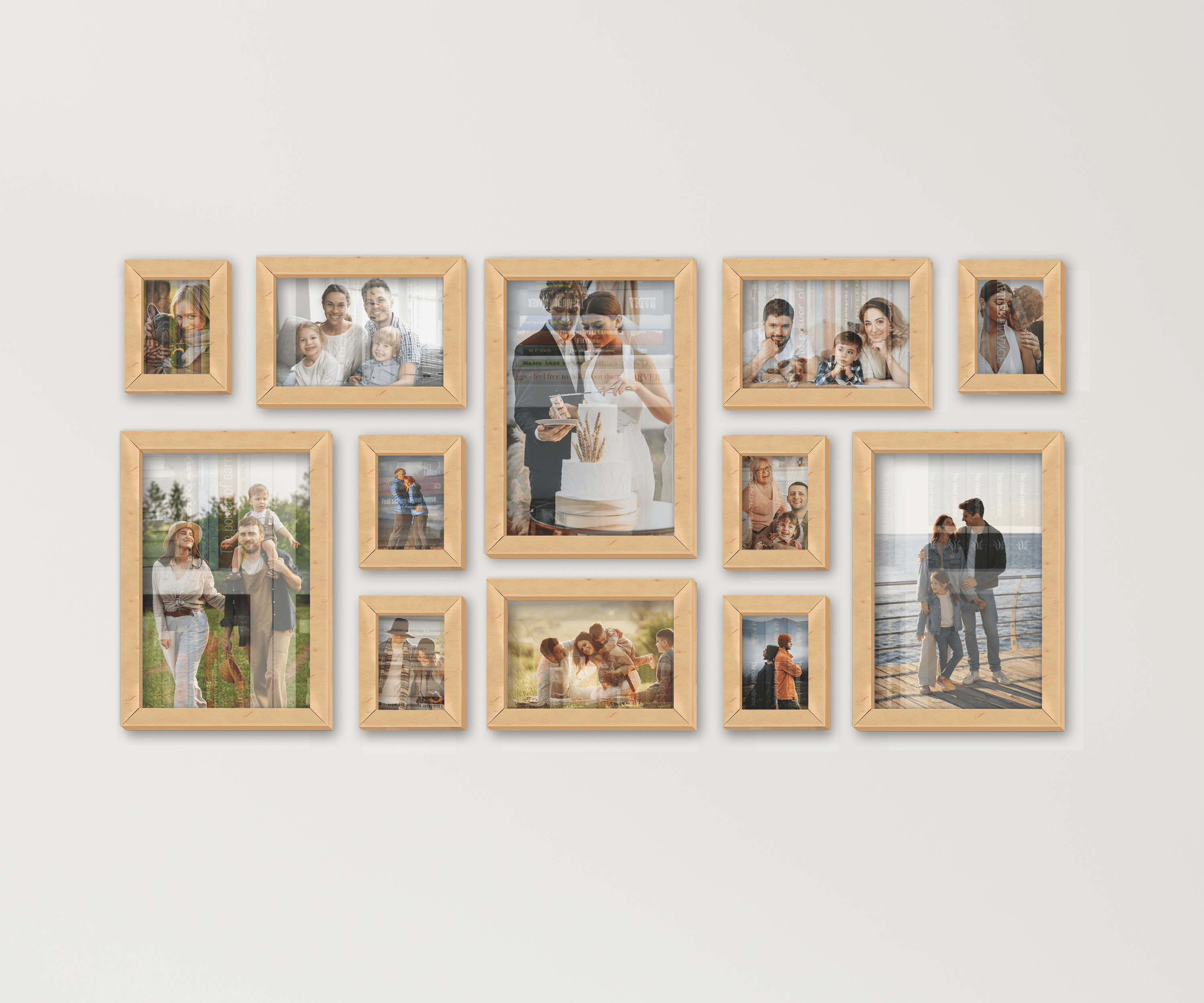 Custom Photo Frame Collage | Picture frame set | Gallery wall - The Frame Depot