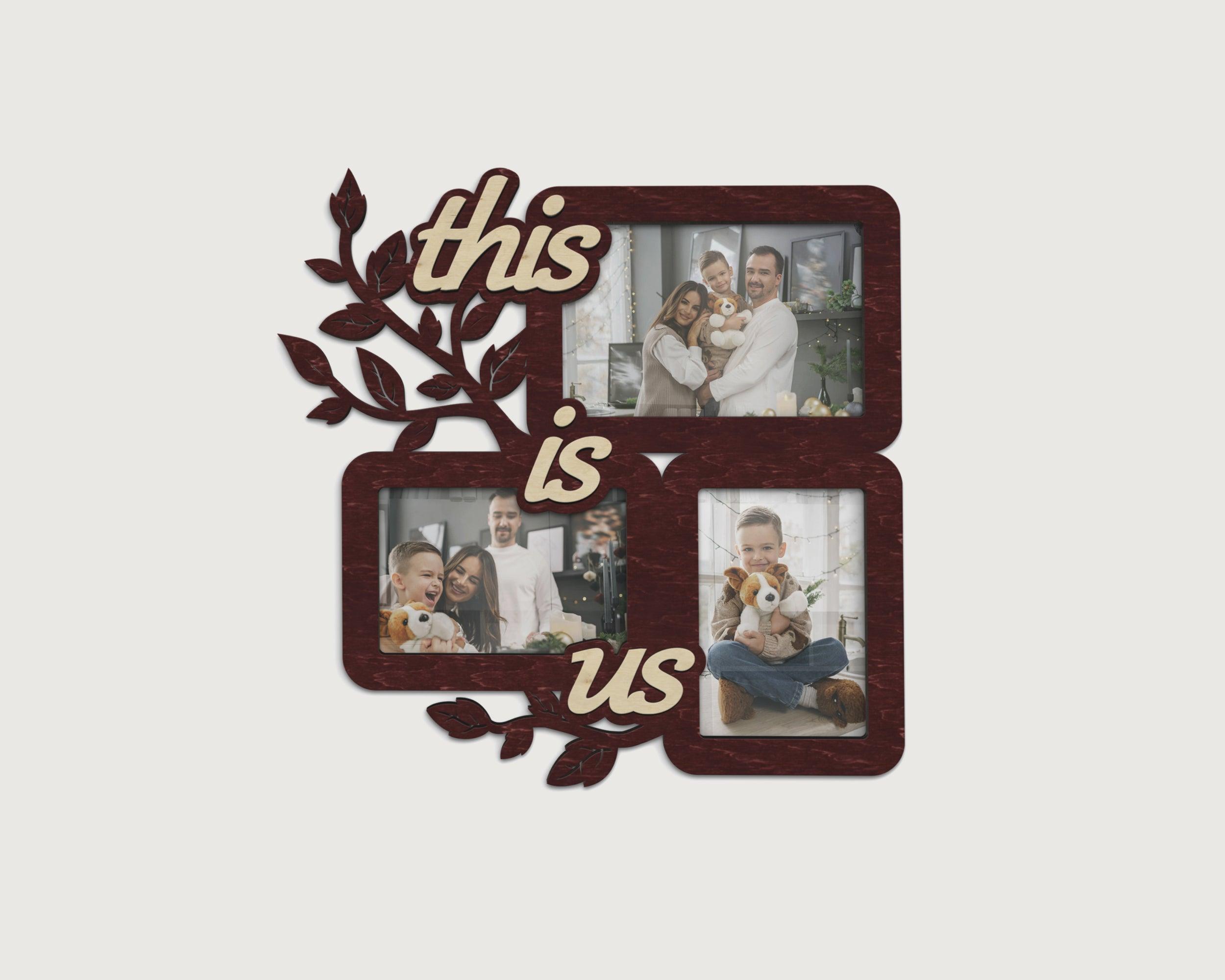 Small Family Tree | Picture Frame Collage | This is us sign | Multi photo frame - The Frame Depot