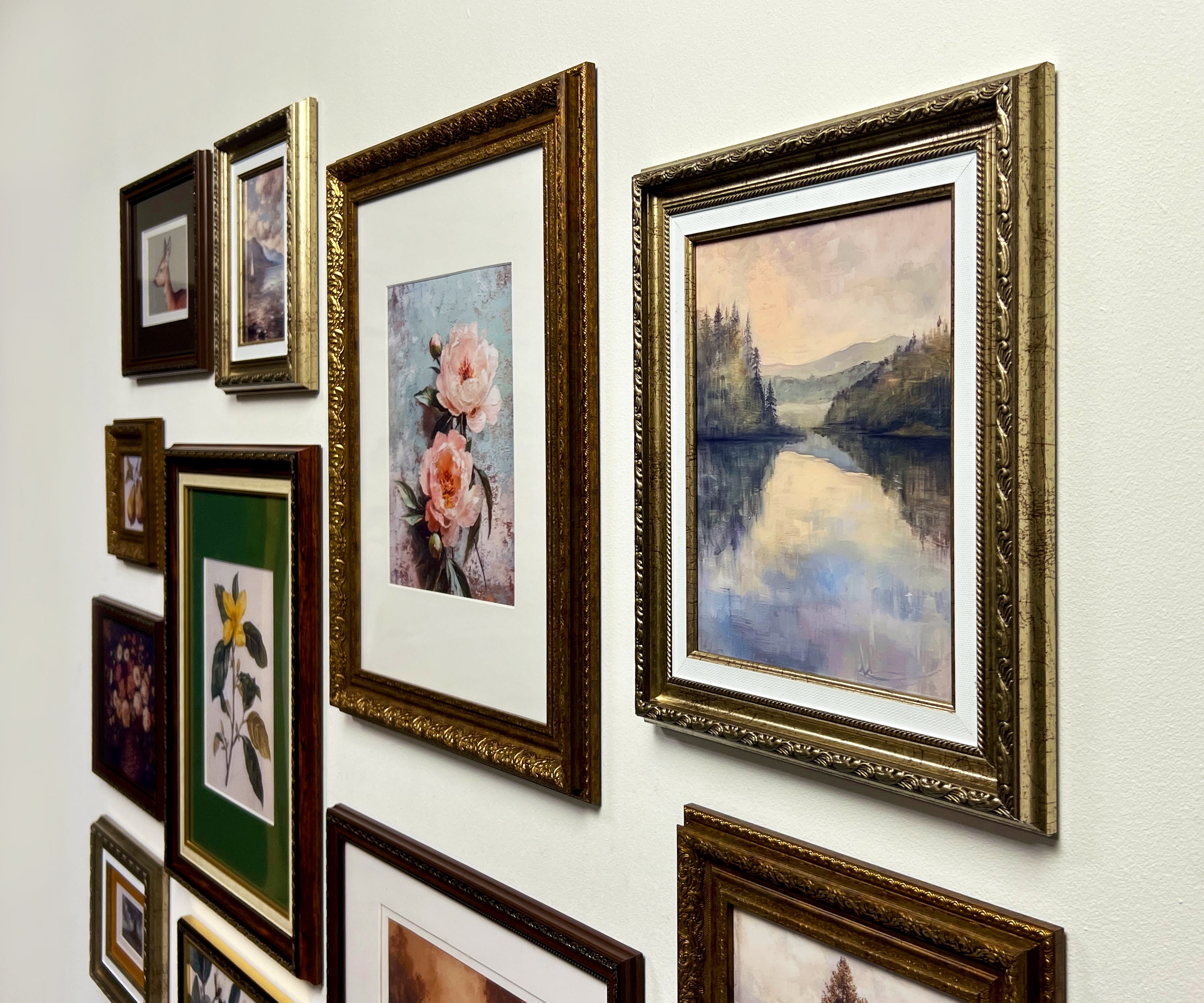 Dark Ornate Gallery Wall Frames Set – Victorian-Inspired Picture Frames