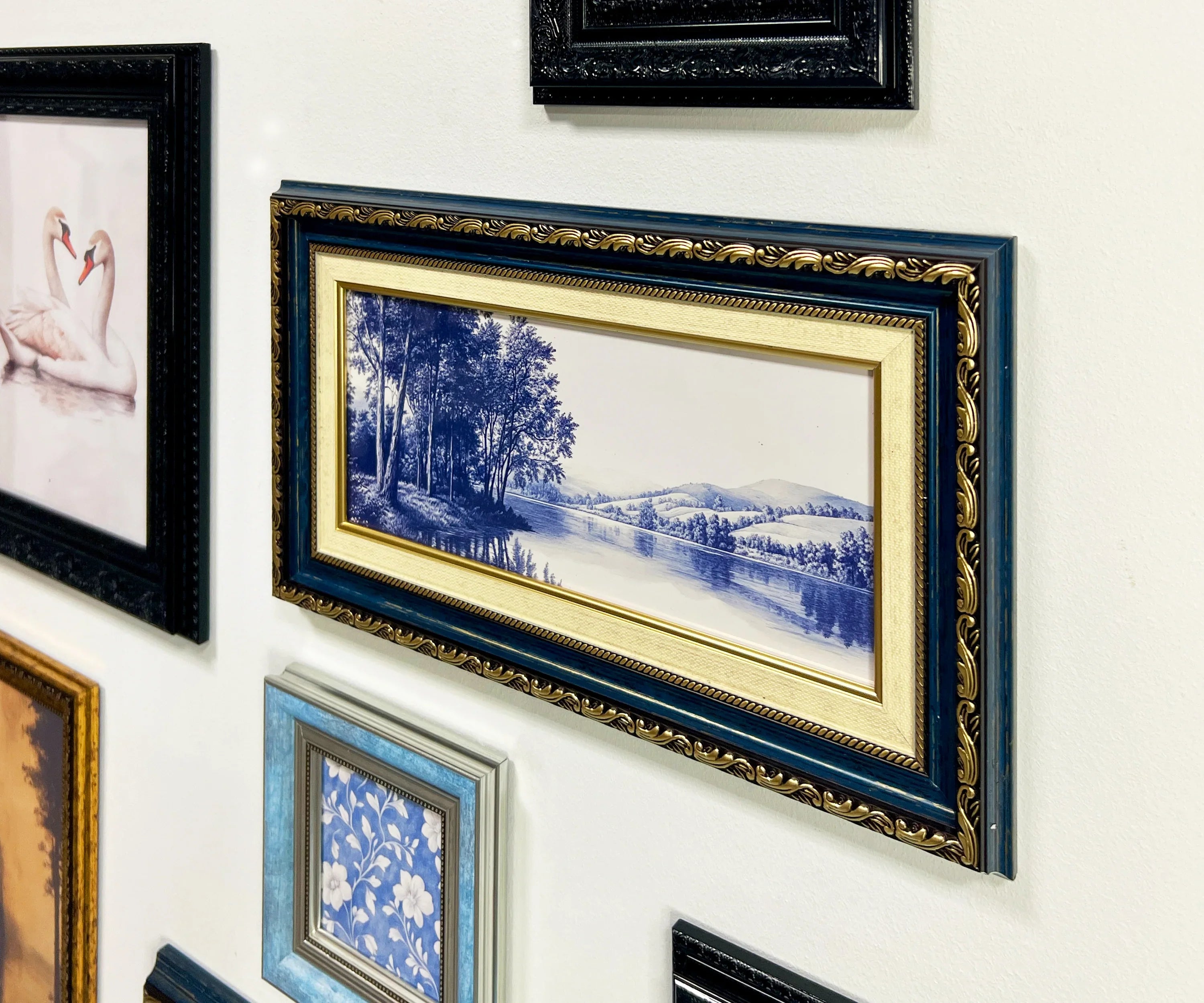 Dark & Gold Ornate Gallery Wall Frames Set