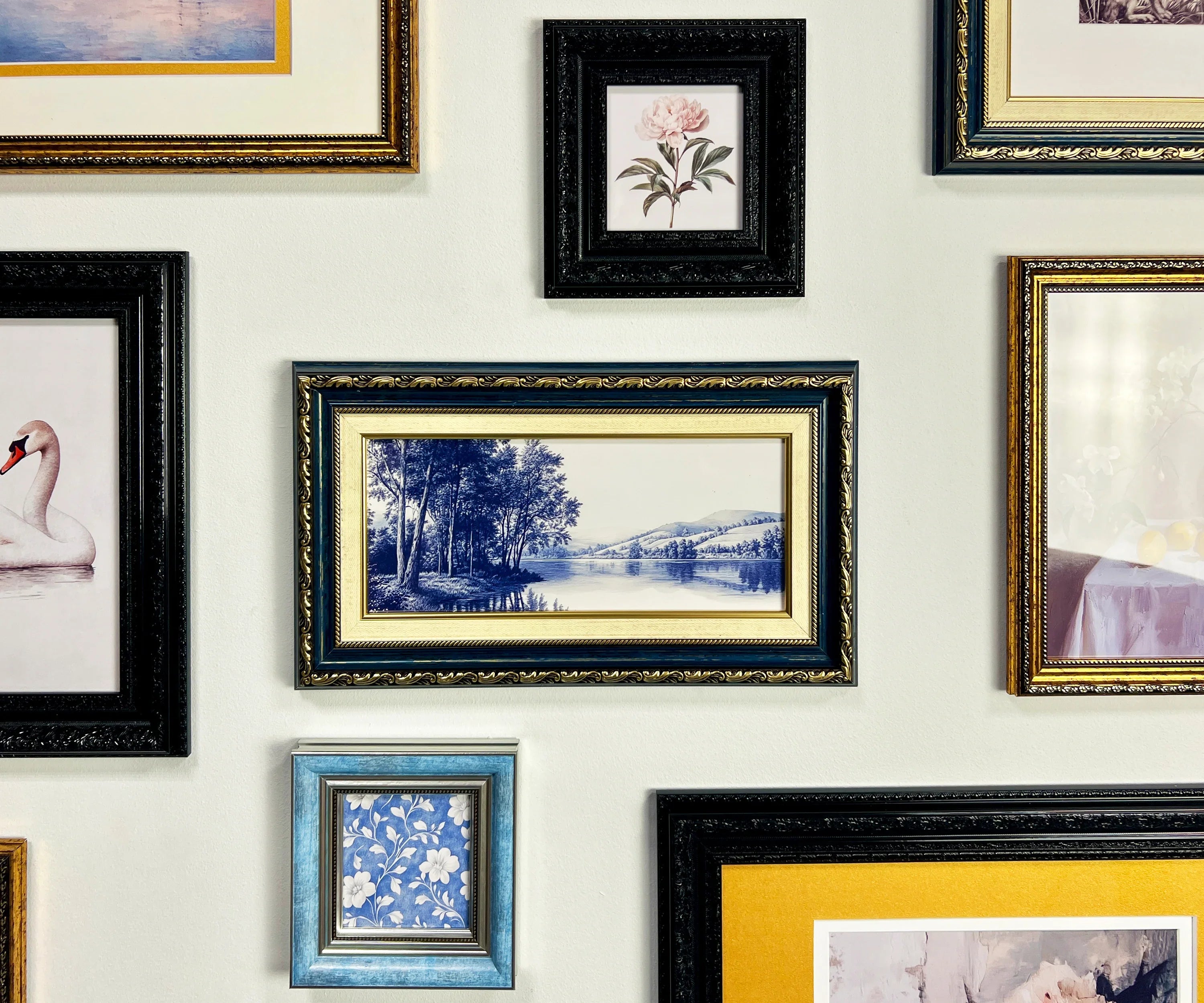 Dark & Gold Ornate Gallery Wall Frames Set