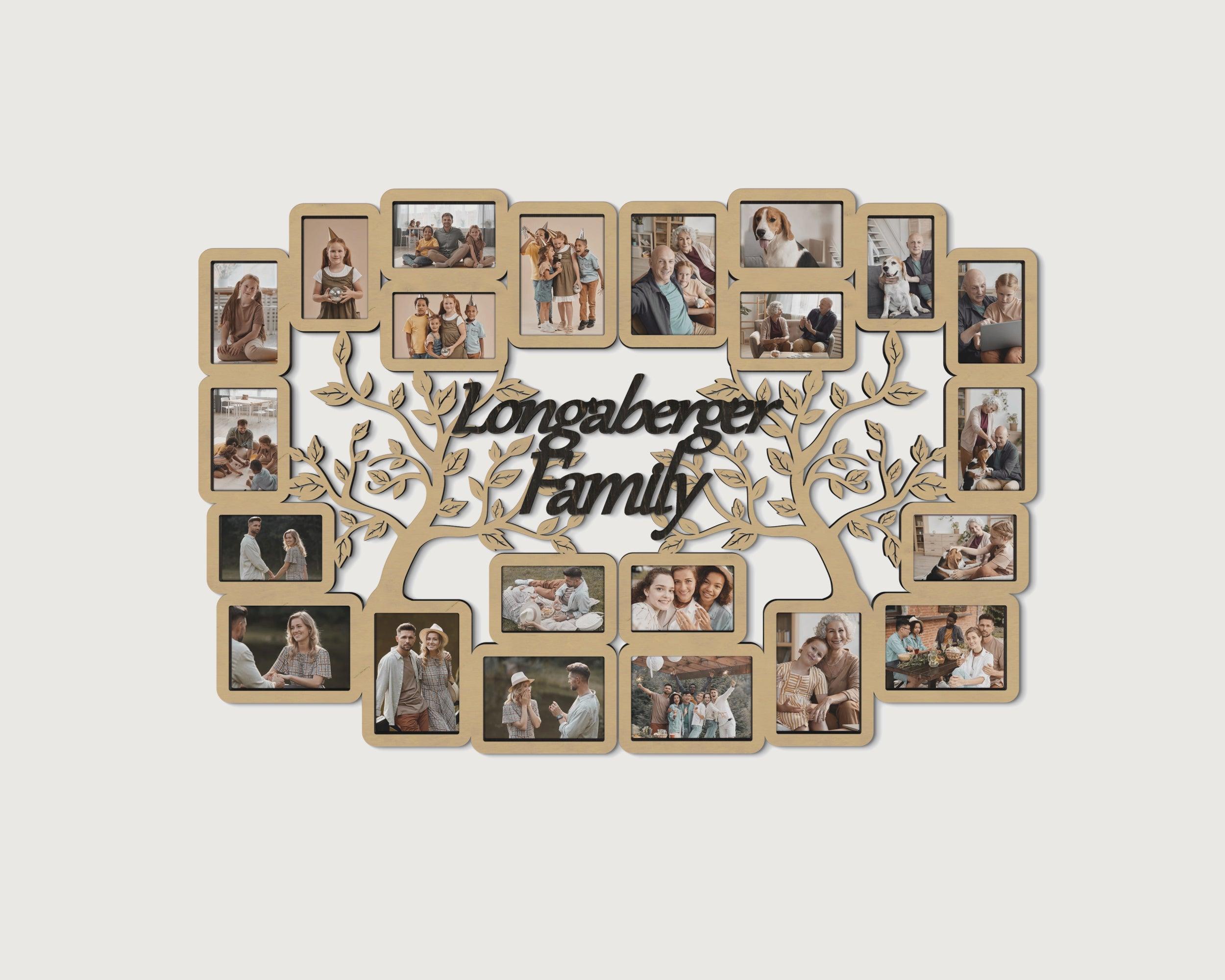 Picture frame collage, Picture frame engraved, Family portrait, Big picture frame, Large picture frame, Photo collage kit, 4x6 picture frame