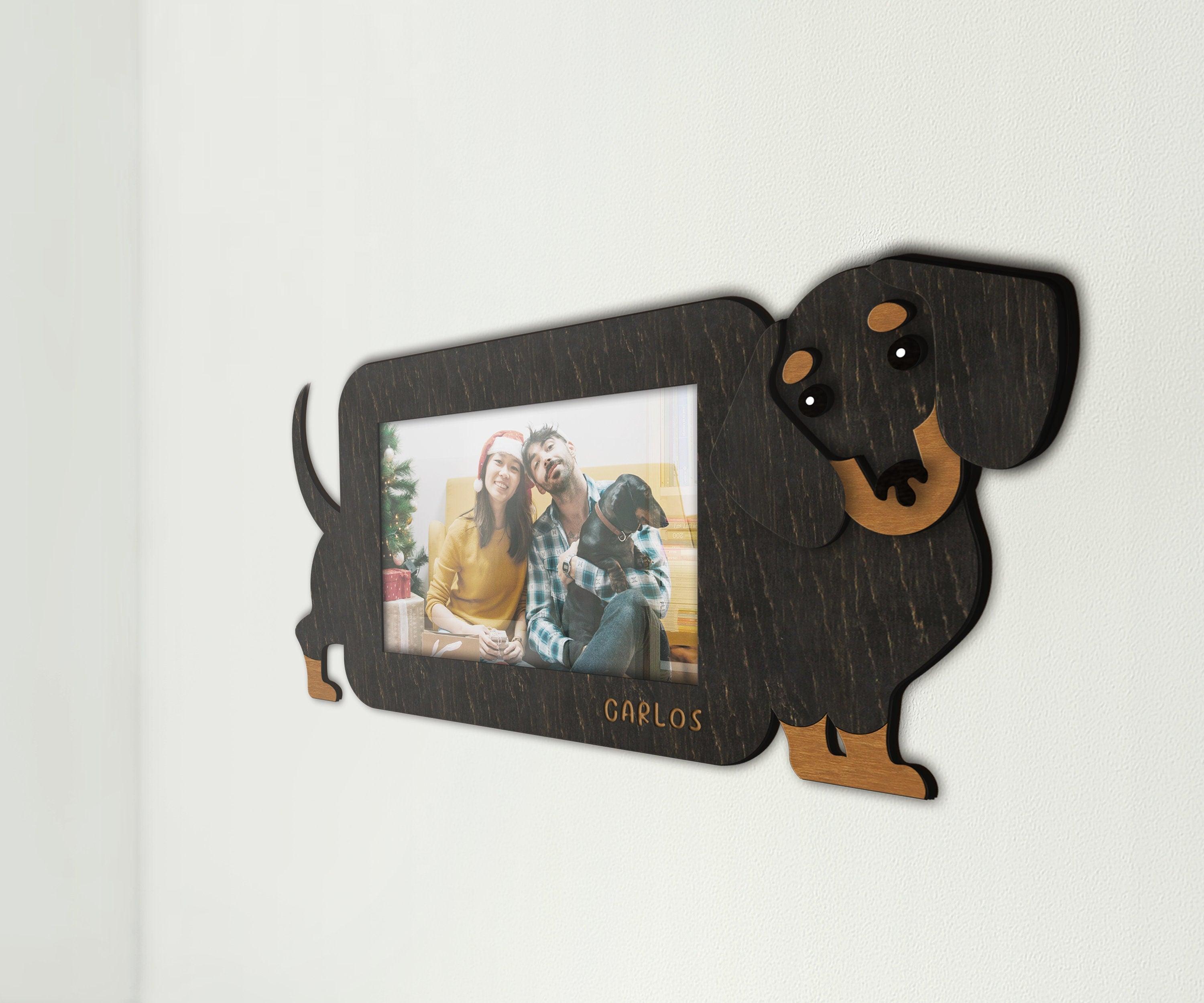 Custom Dachshund frame Unique present for Pet lovers Personalized home decor for dog parents Pet-themed decor for living room, nursery