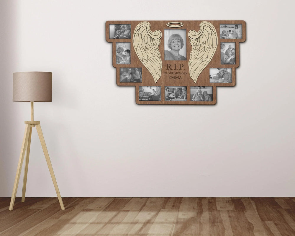 Memorial Photo Frame Collage - Personalized Rest in Peace