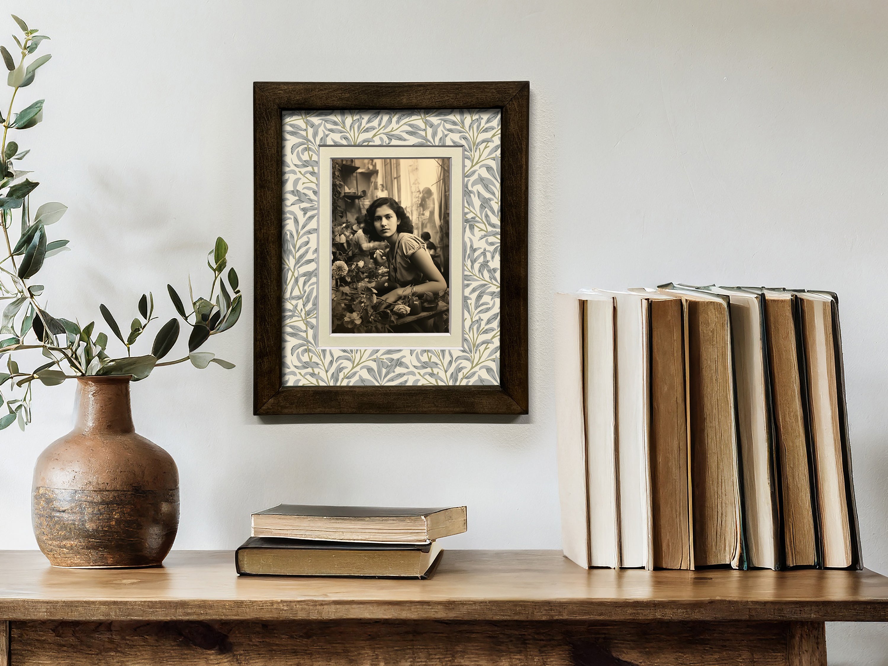 Vintage Photo Frame Mat Board – Custom Sizing, Single or Double Matting