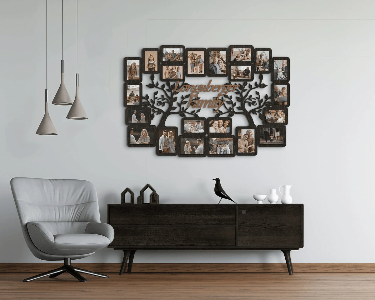 Personalized Family Tree Collage | Custom Picture Frame Collage