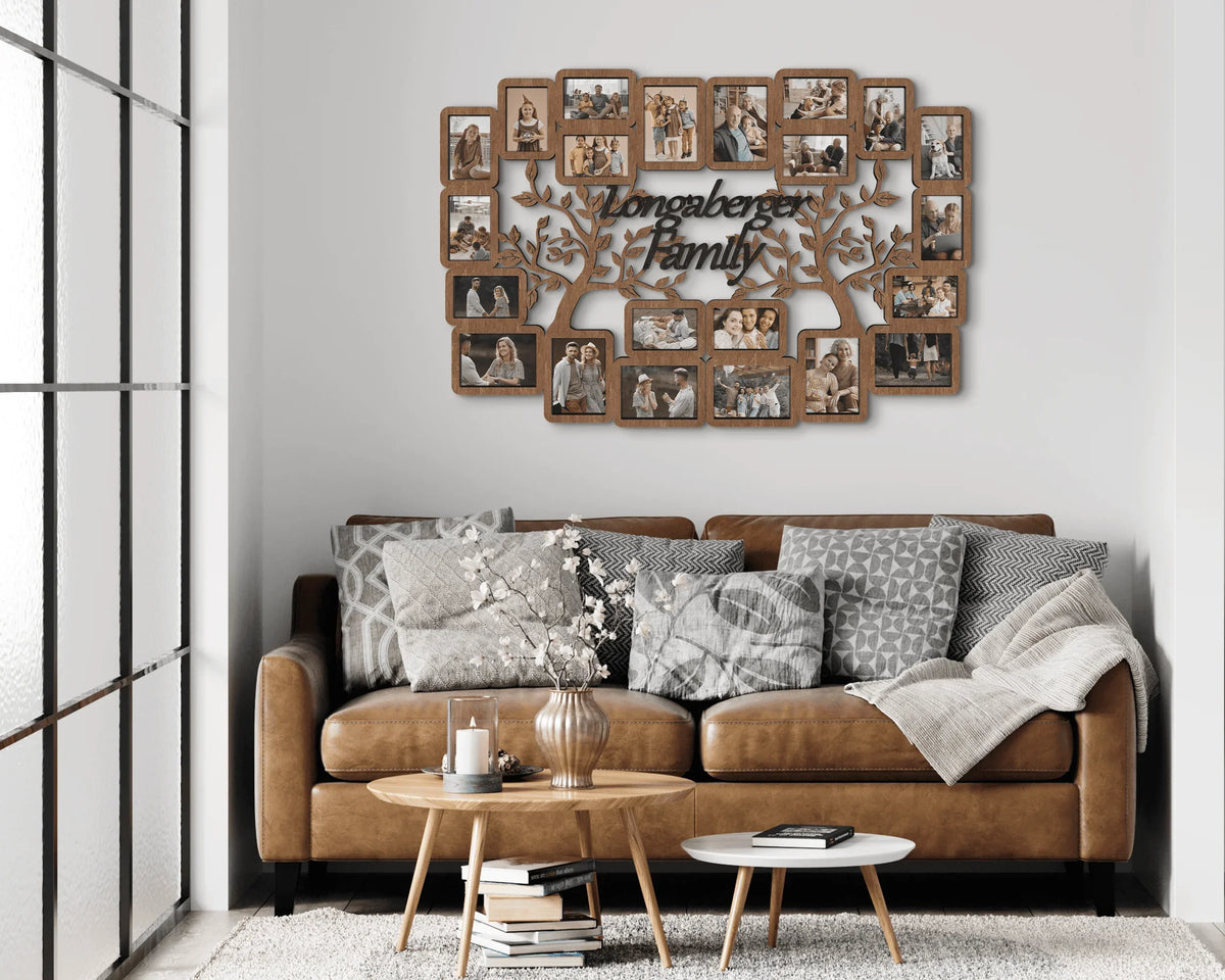 Personalized Family Tree Collage | Custom Picture Frame Collage