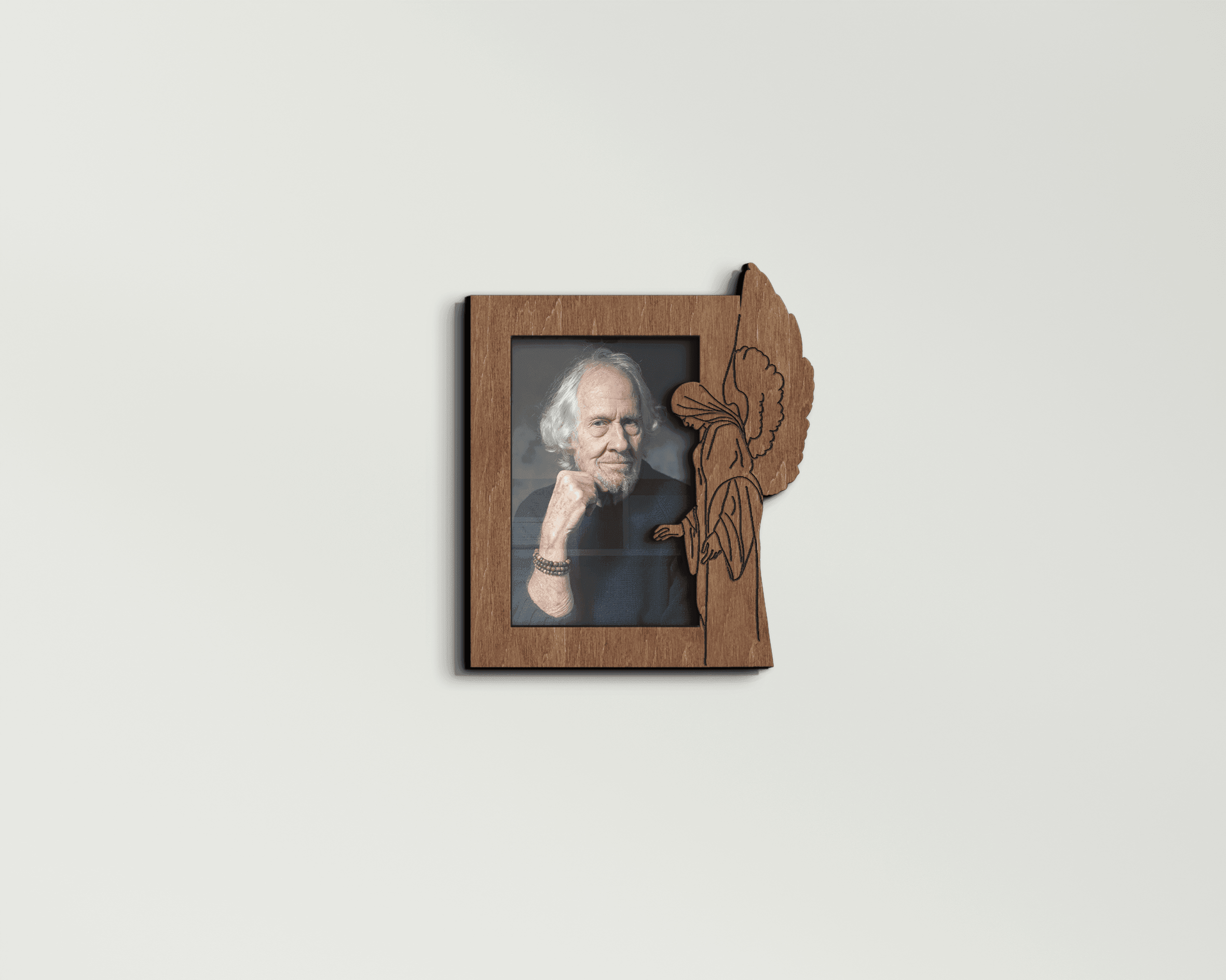 Custom Memorial Picture Frame | Photo Frame With Angel - The Frame Depot