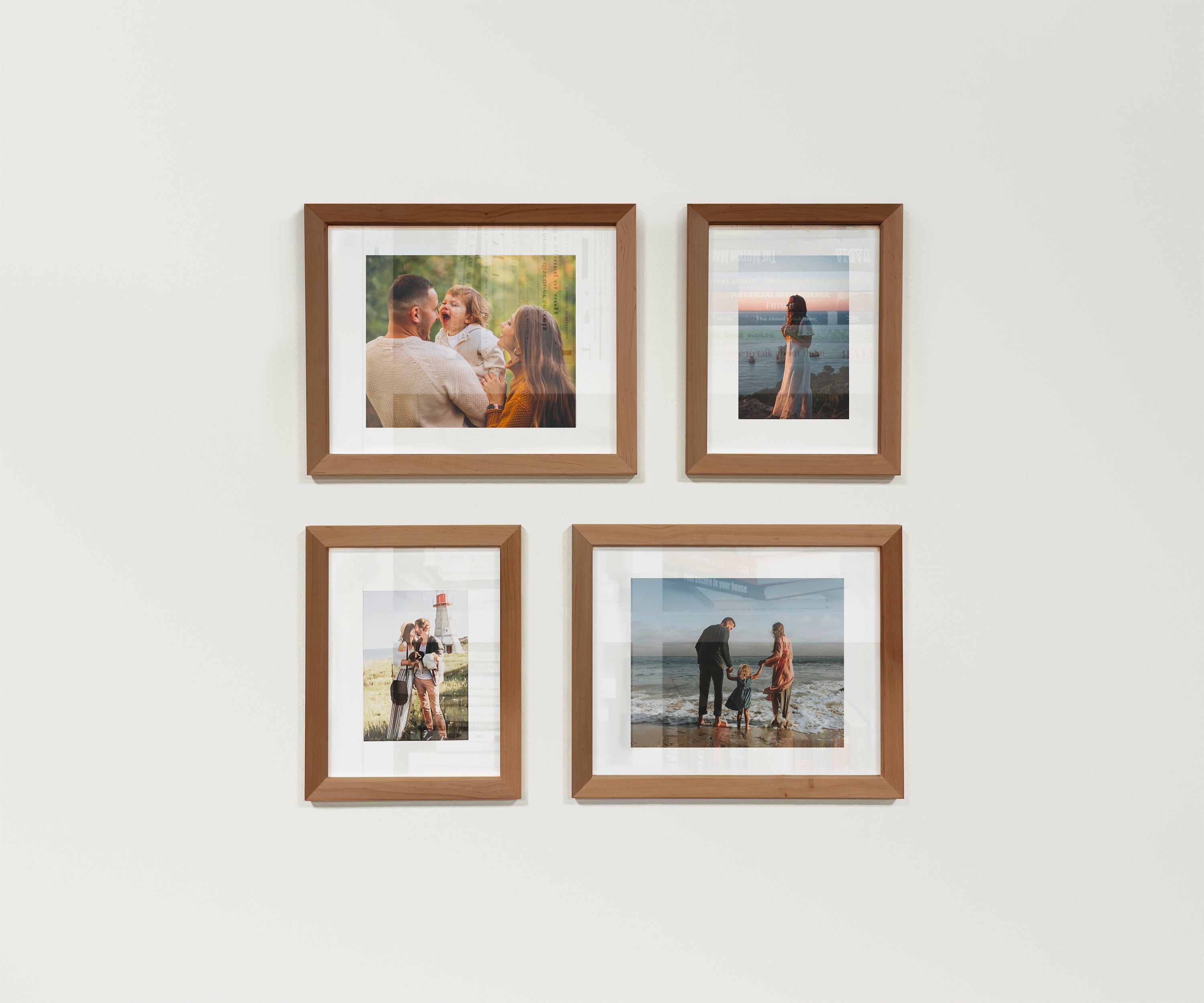 Picture frame set constructor | Rustic wall gallery frames