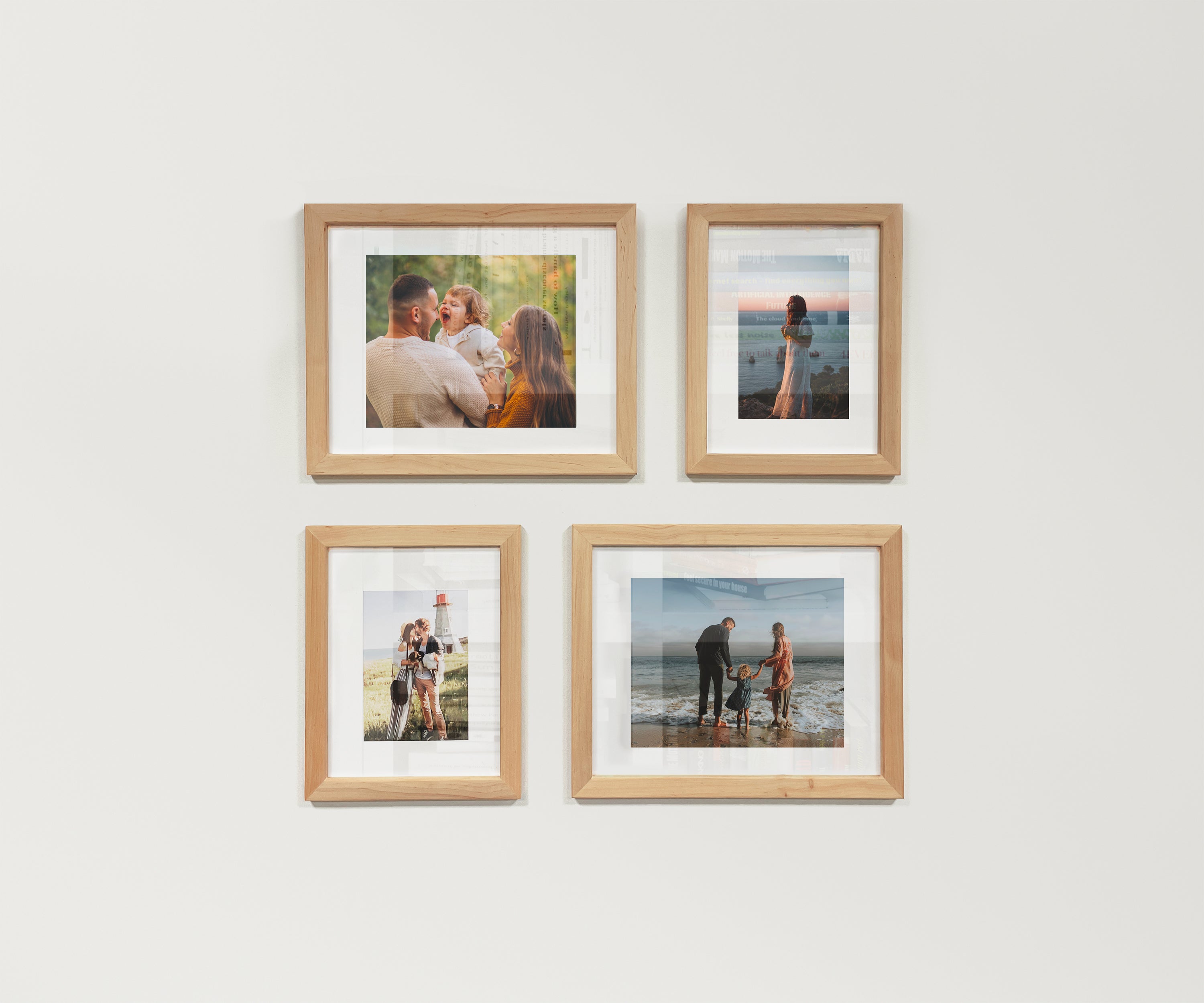 Picture frame set constructor | Rustic wall gallery frames