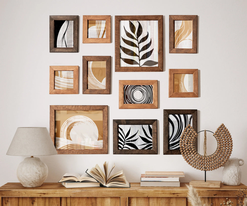 Buy Vintage Picture Frame Set - Photo Wall Gallery Frames