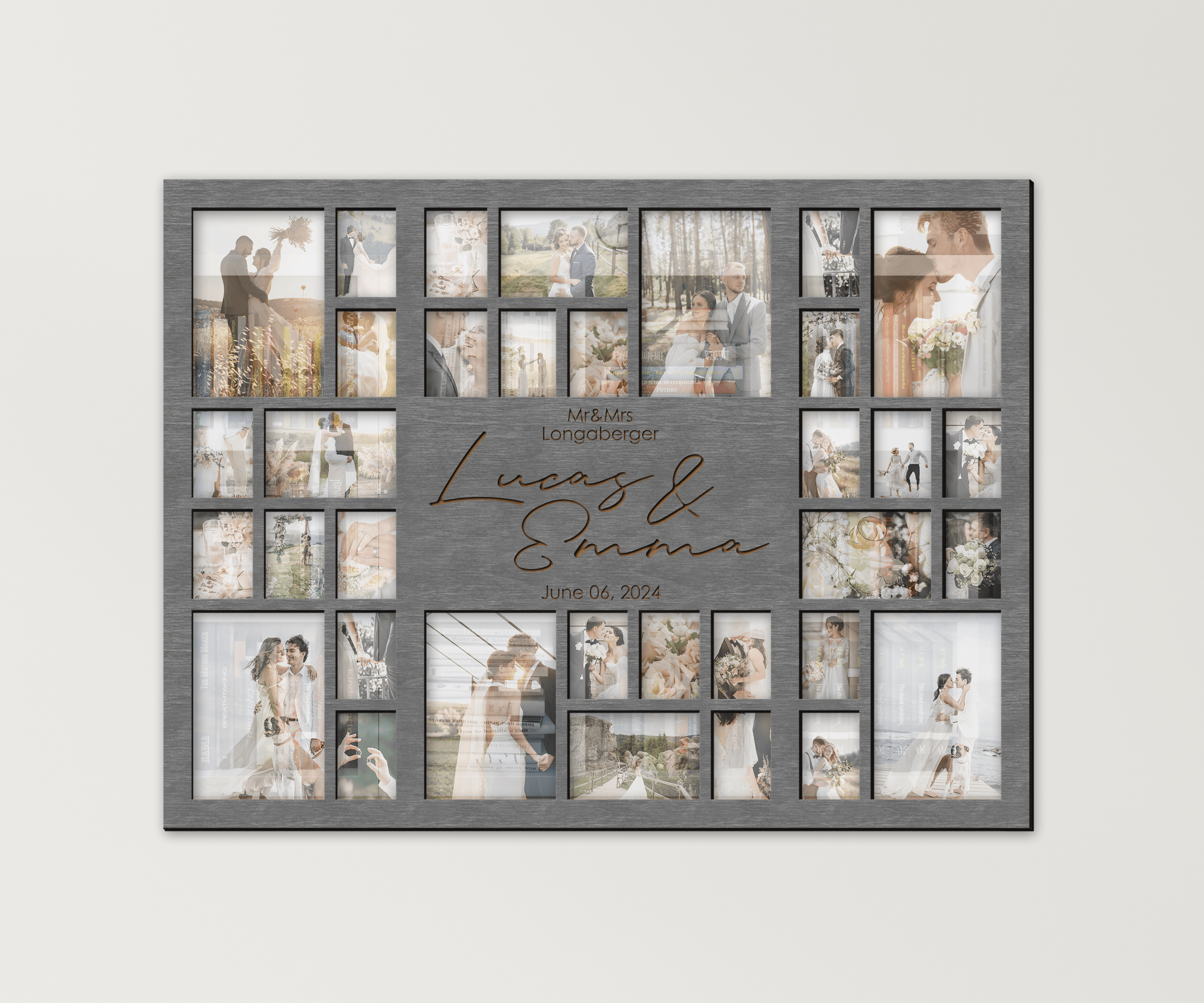 Personalized wedding picture frame collage Mr & Mrs Wedding signage Custom welcome sign decoration Photo frame gift Signs for reception