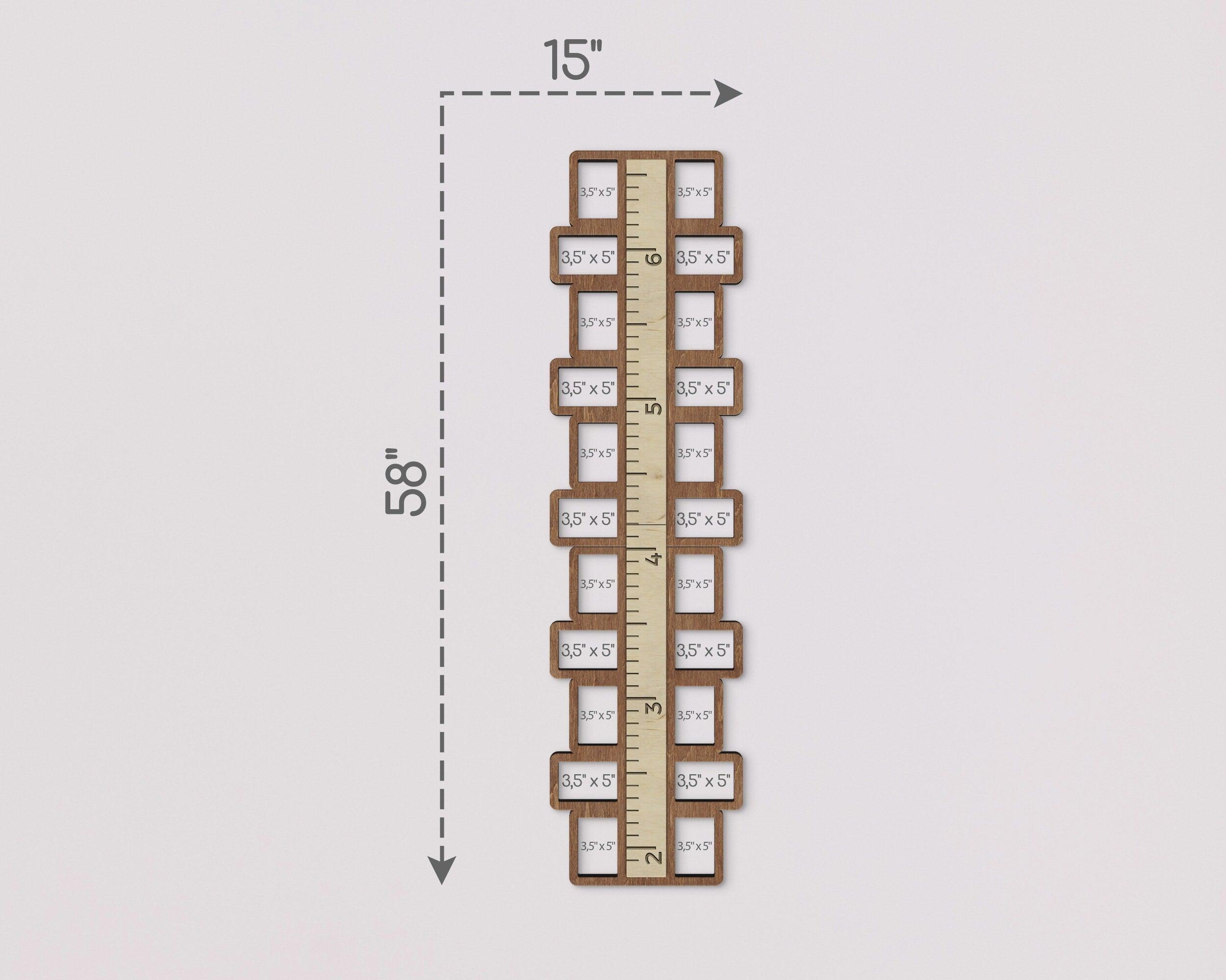 Picture growth chart ruler