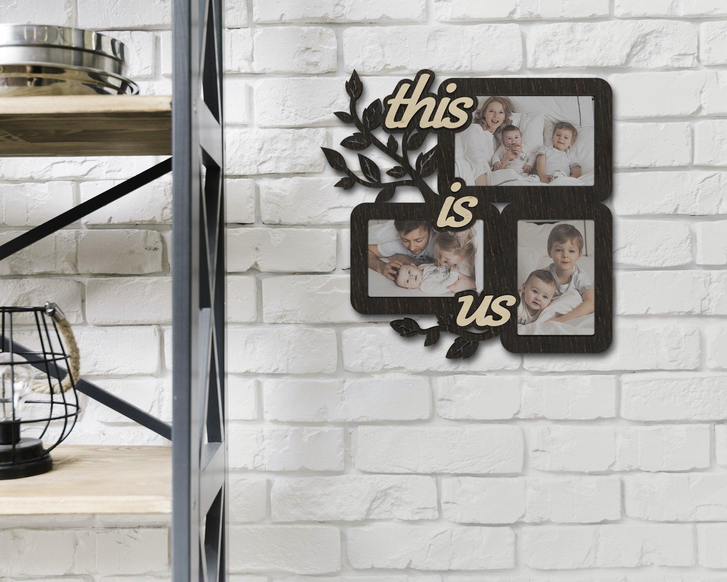 Small Family Tree | Picture Frame Collage | This is us sign | Multi photo frame - The Frame Depot