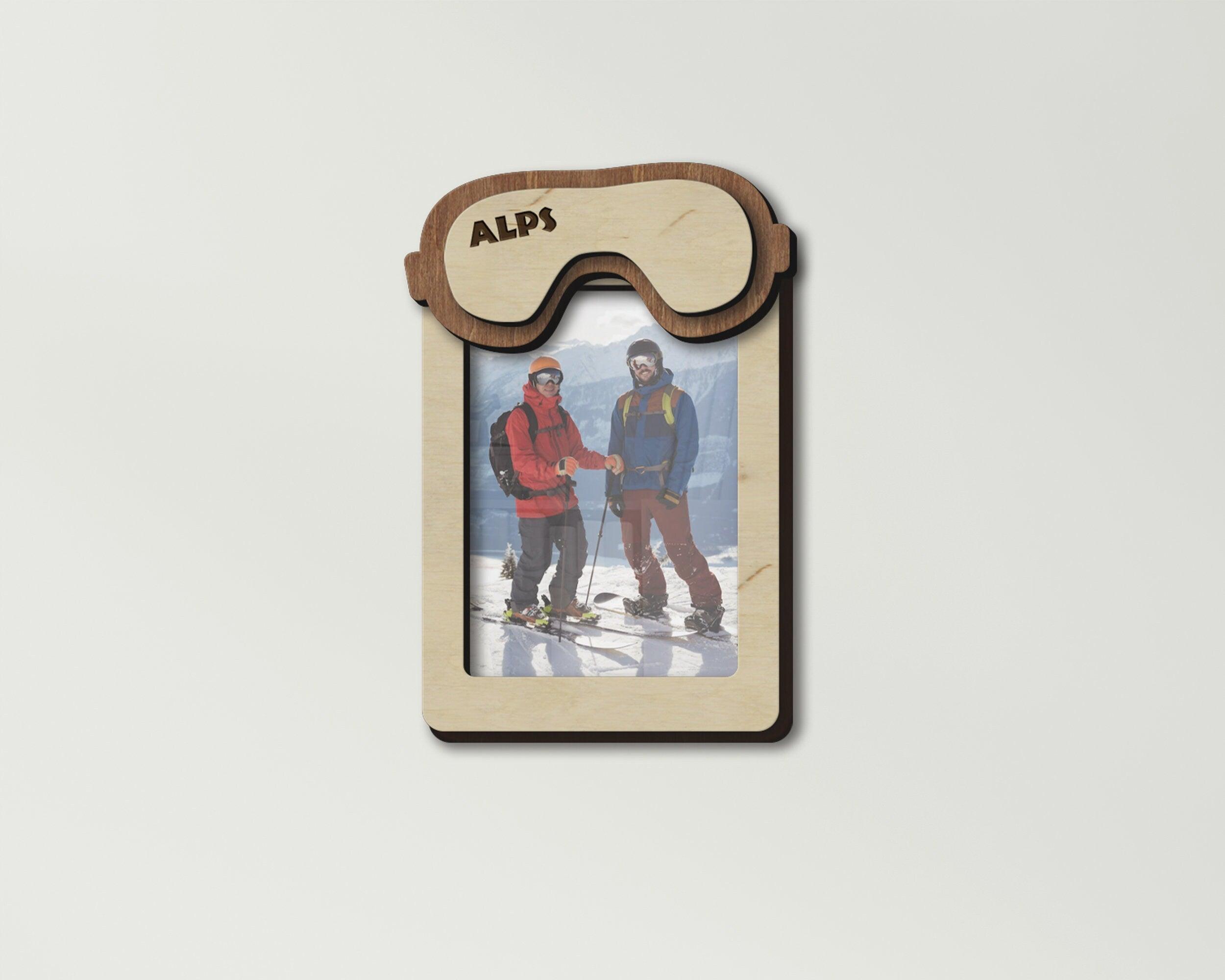 Ski Mask Photo Frame | Personalized Snowboarding Frame - The Frame Depot