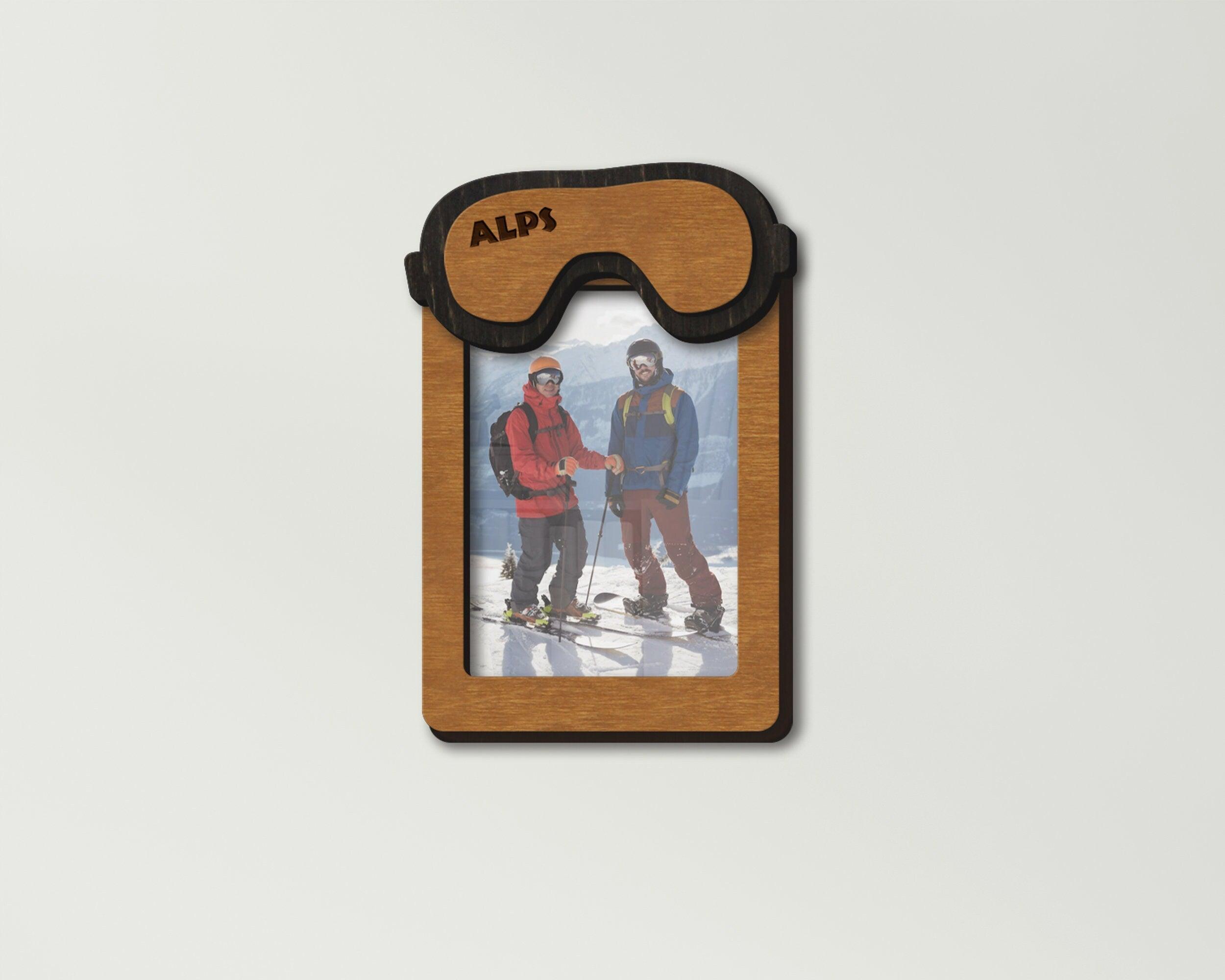 Ski Mask Photo Frame | Personalized Snowboarding Frame - The Frame Depot