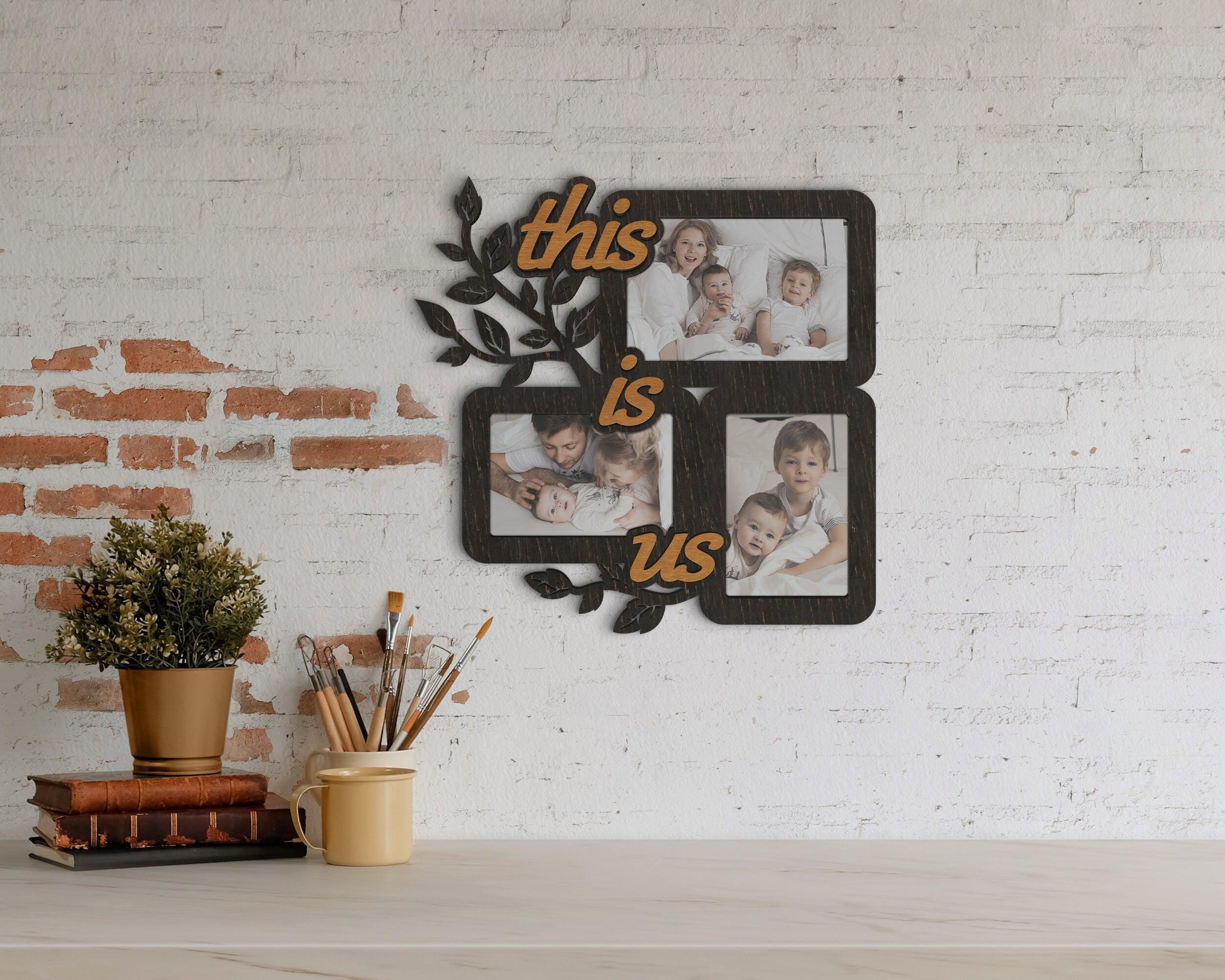 Small Family Tree | Picture Frame Collage | This is us sign | Multi photo frame - The Frame Depot