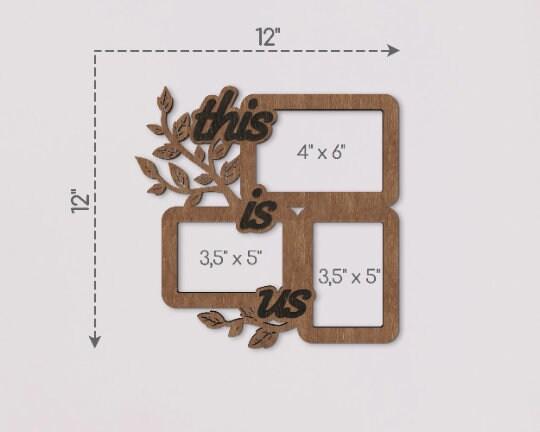 Small Family Tree | Picture Frame Collage | This is us sign | Multi photo frame - The Frame Depot